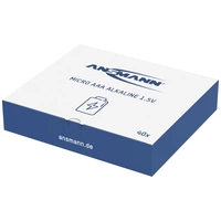 Ansmann Micro (AAA)-Batterie Alkali-Mangan 1.5V 40St. Ansmann Micro (AAA)-Batterie Alkali-Mangan 1.5V 40St.