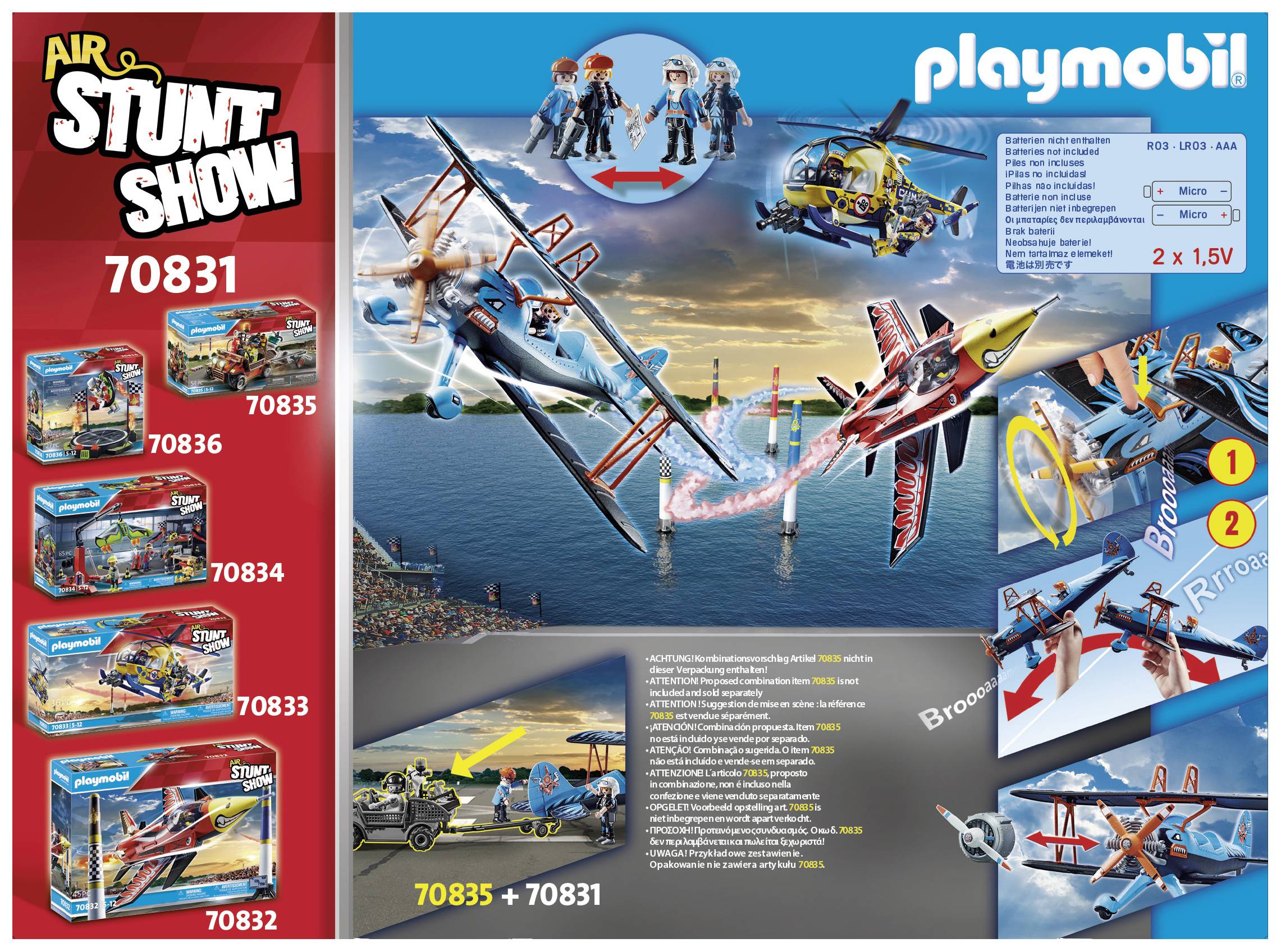 Playmobil® Stuntshow Doppeldecker Phönix 70831