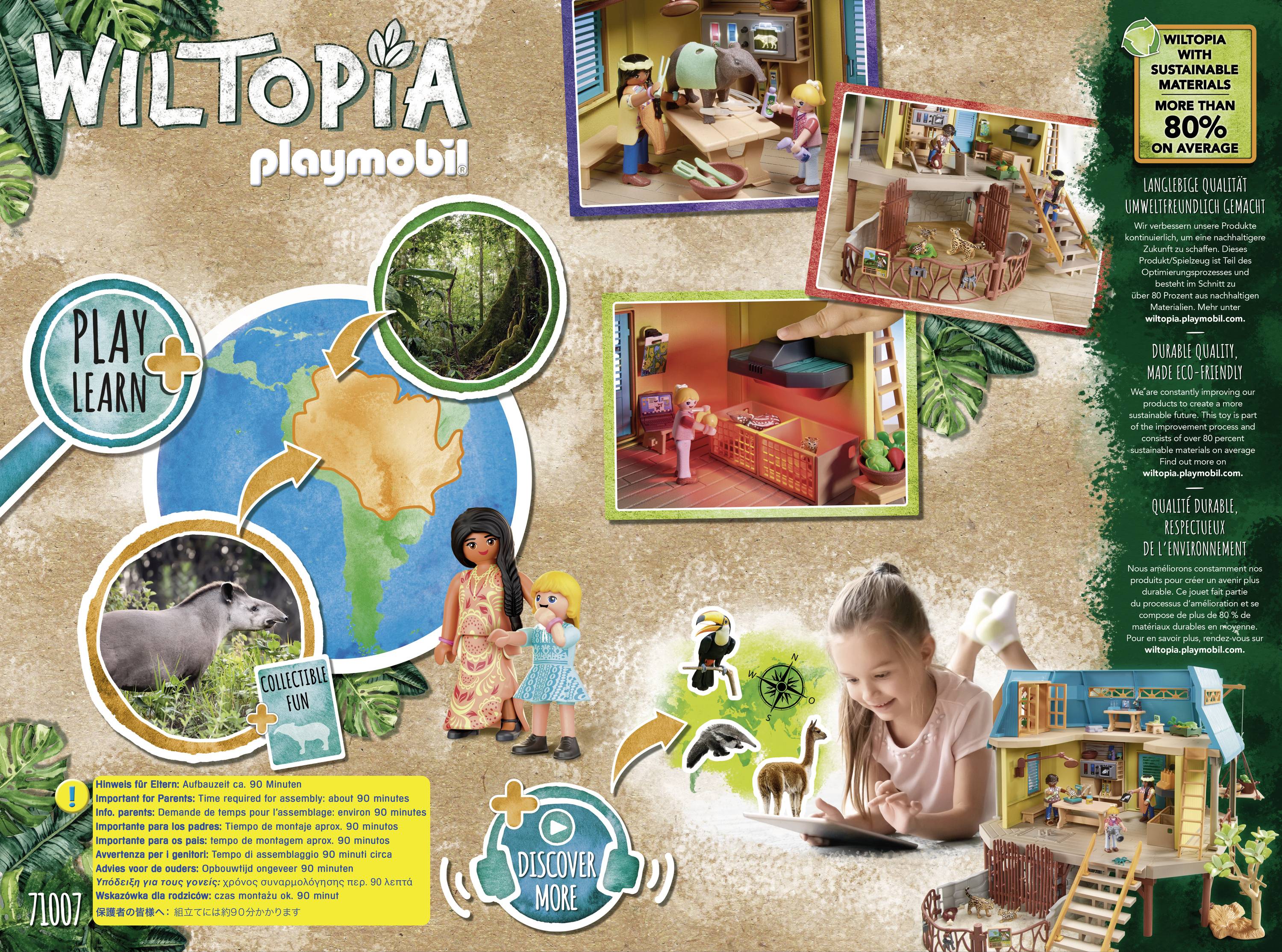 Playmobil® Wiltopia Tierpflegestation 71007