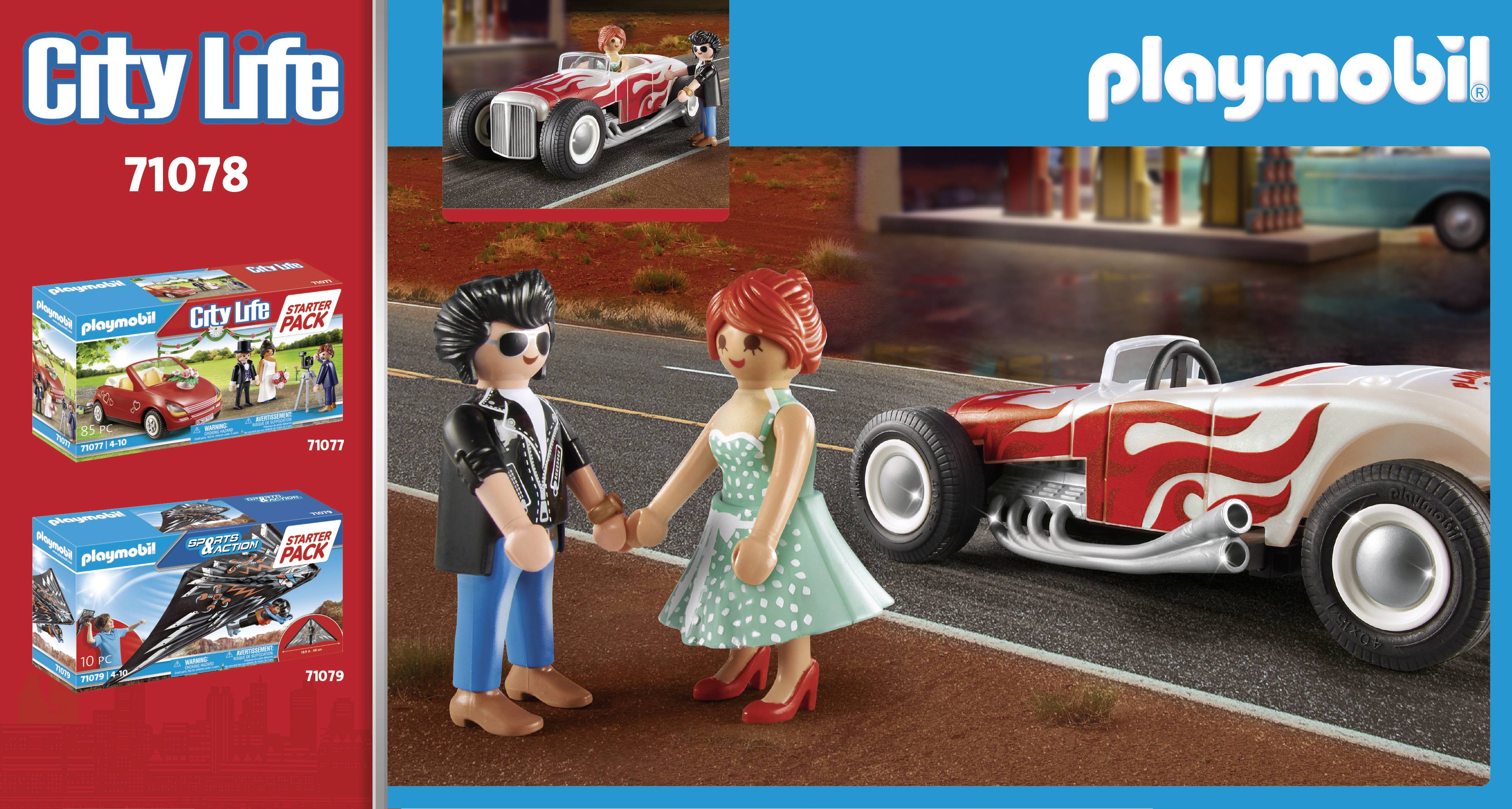 Playmobil® City Life Starter Pack Hot Rod 71078