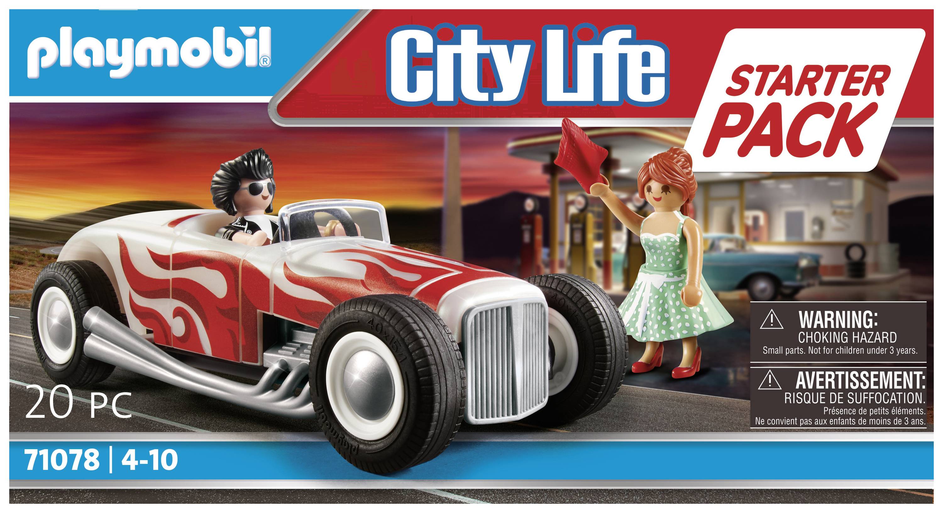 Playmobil® City Life Starter Pack Hot Rod 71078