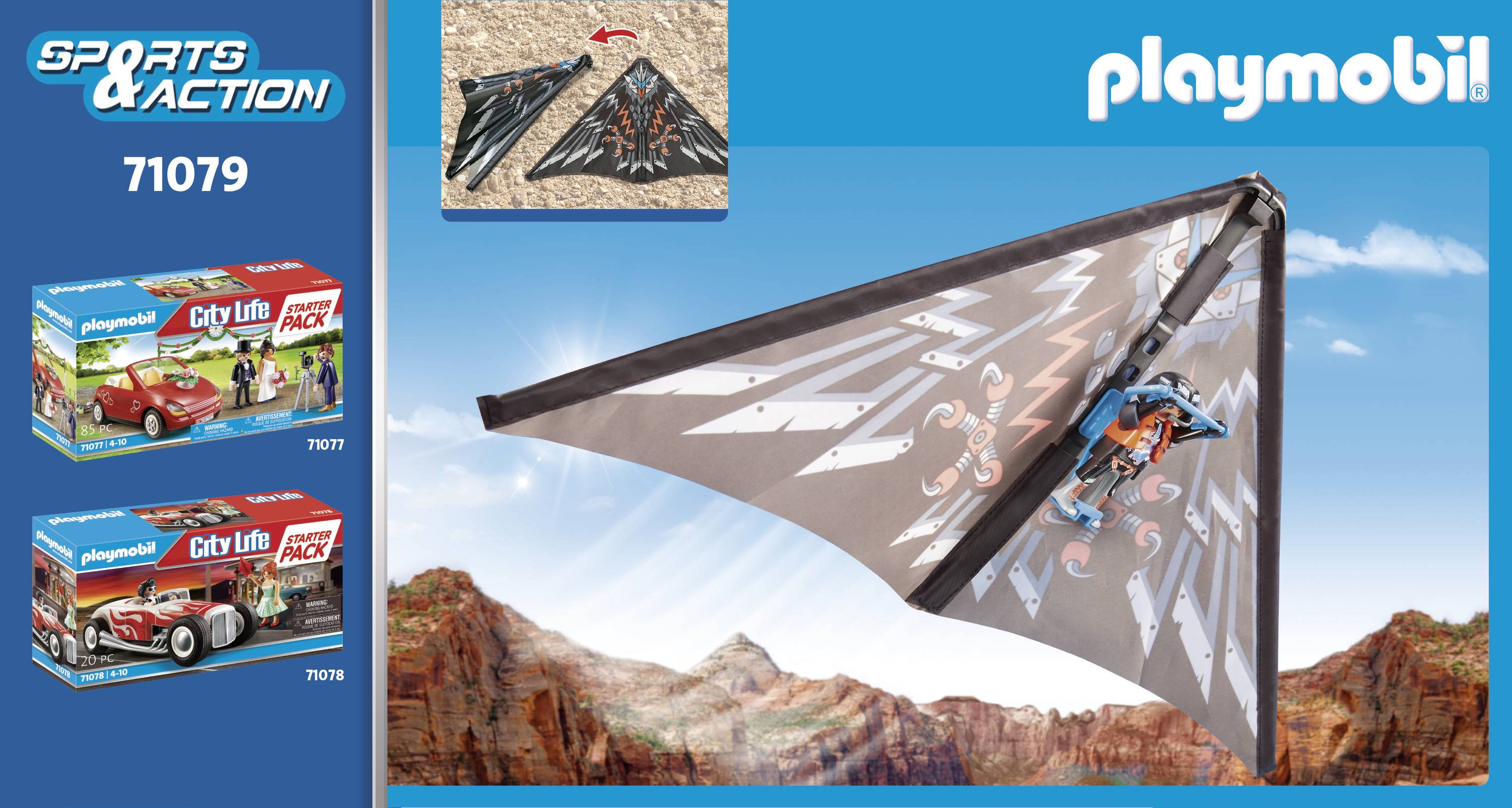 Playmobil® Sports & Action Drachenflieger 71079