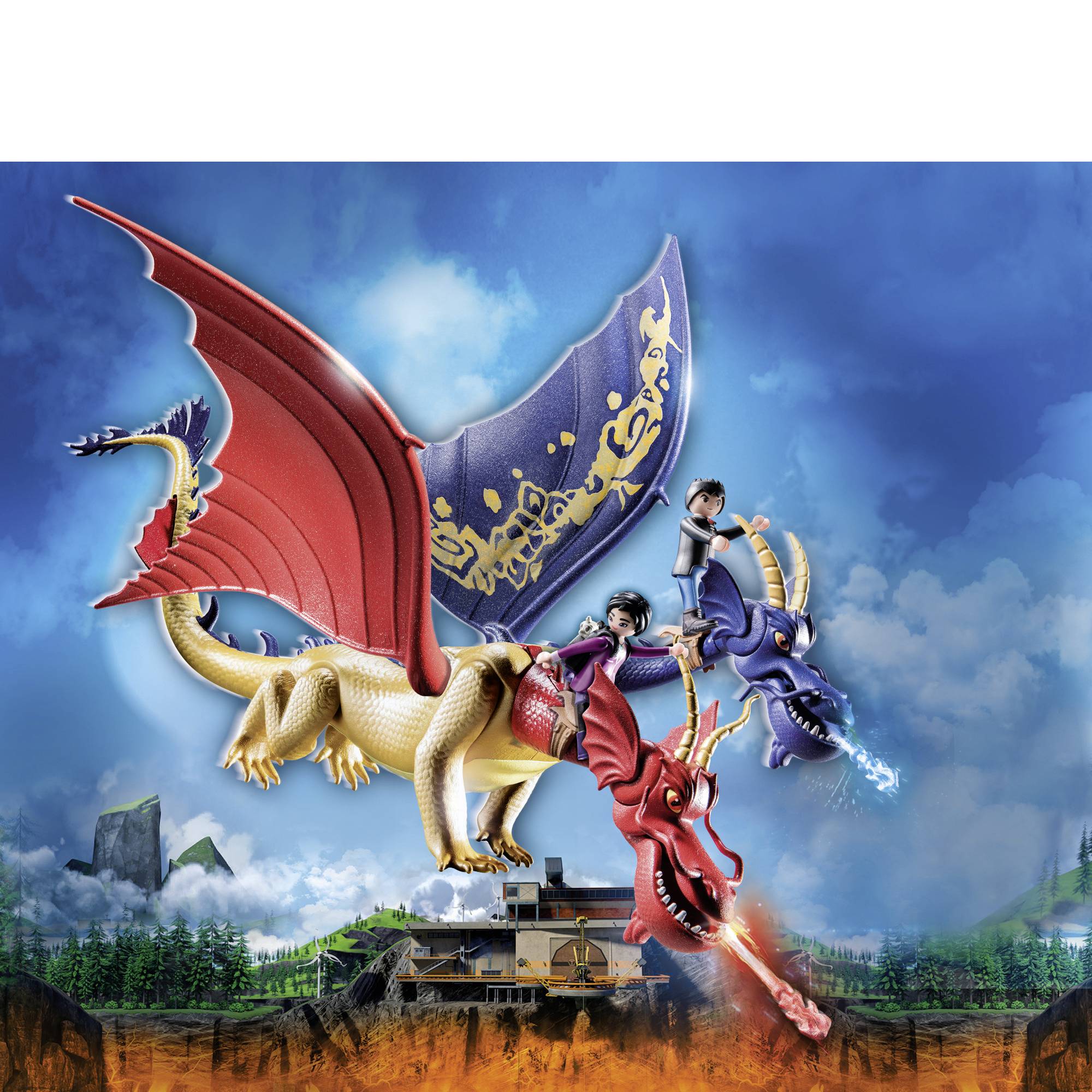 Playmobil® Dragons Dragons: The Nine Realms - Wu & Wei mit Jun 71080