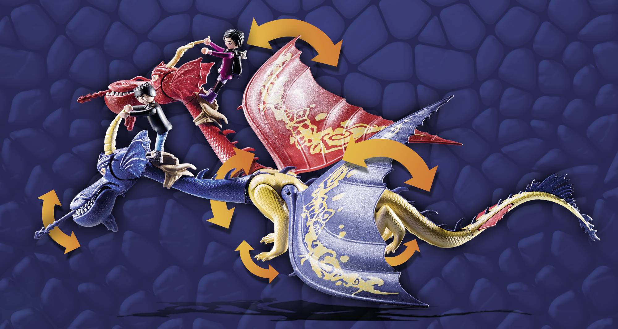 Playmobil® Dragons Dragons: The Nine Realms - Wu & Wei mit Jun 71080