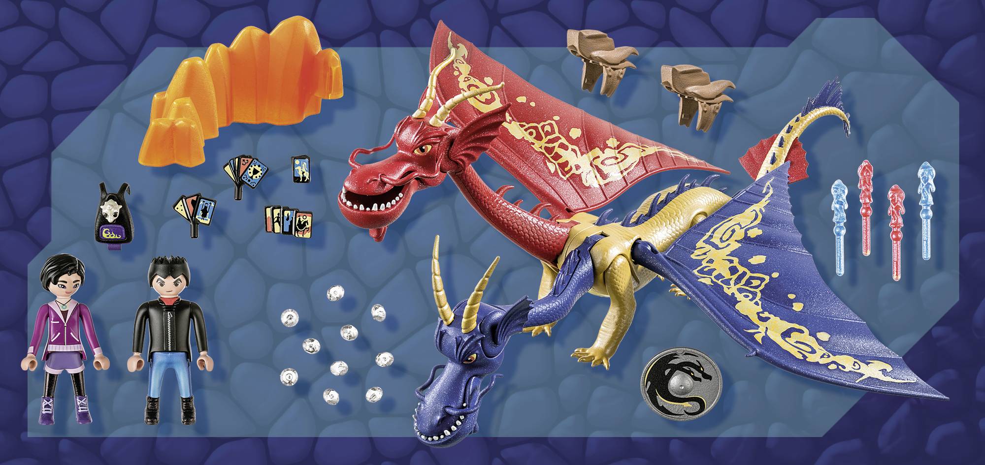 Playmobil® Dragons Dragons: The Nine Realms - Wu & Wei mit Jun 71080