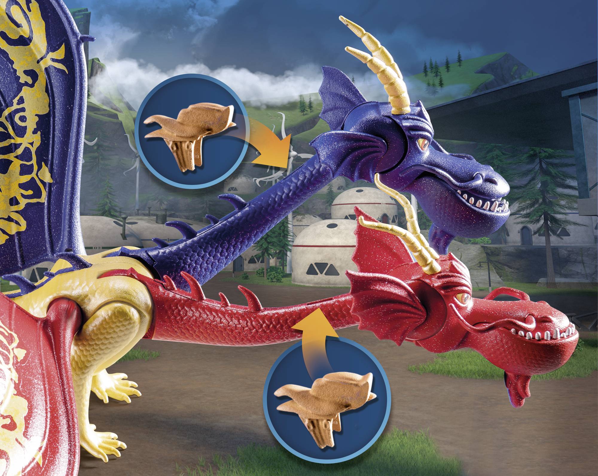 Playmobil® Dragons Dragons: The Nine Realms - Wu & Wei mit Jun 71080