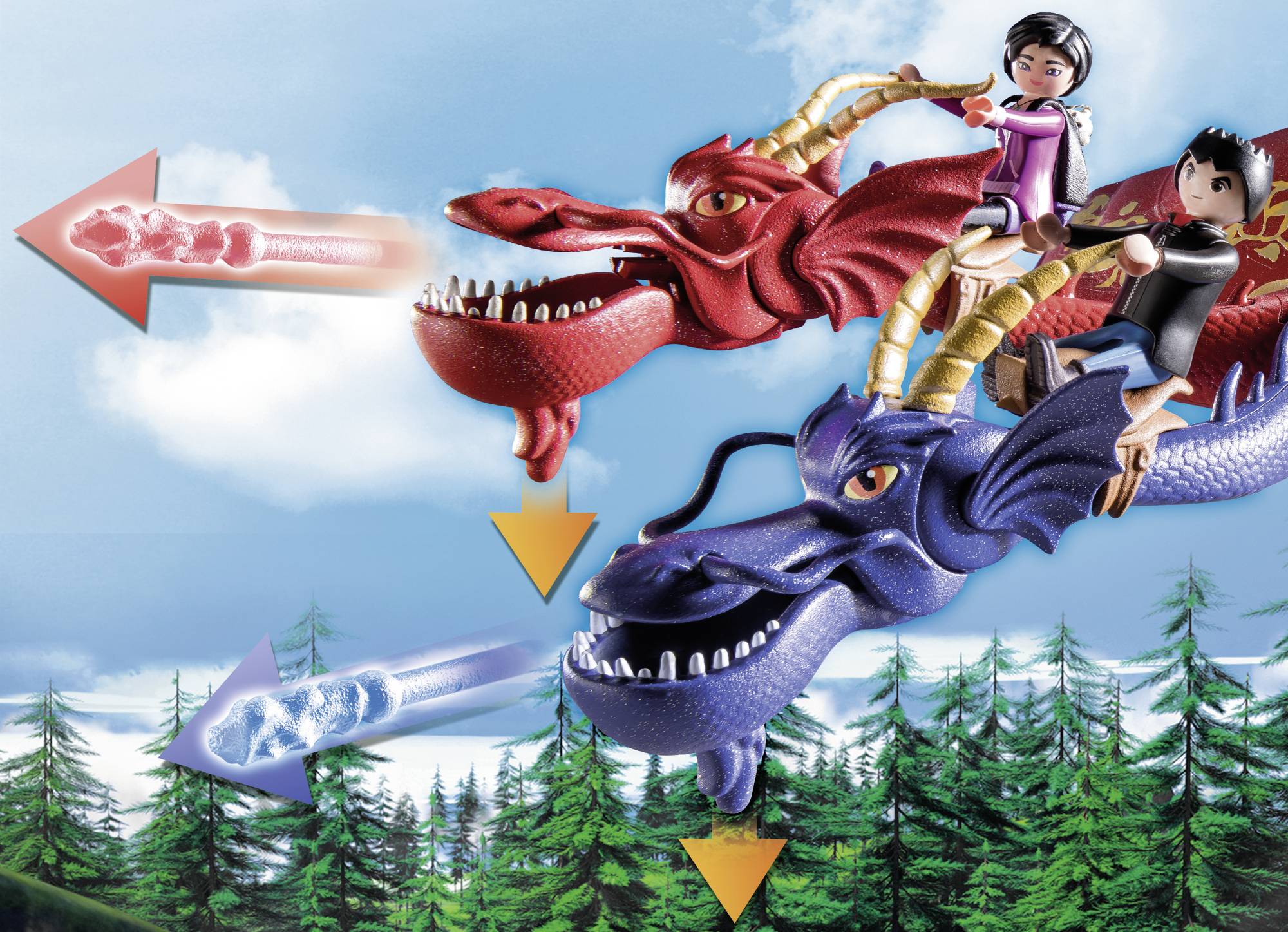 Playmobil® Dragons Dragons: The Nine Realms - Wu & Wei mit Jun 71080