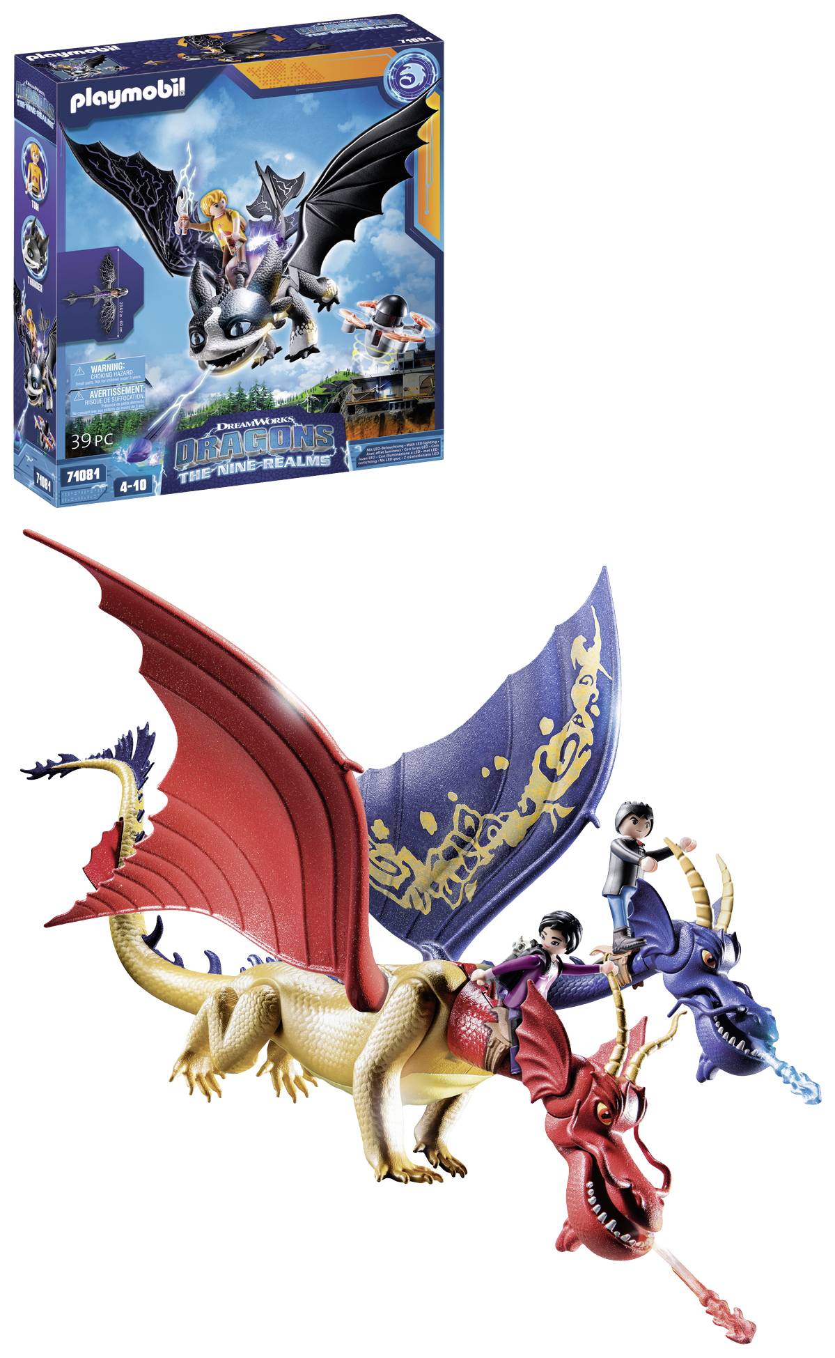 Playmobil® Dragons Dragons: The Nine Realms - Wu & Wei mit Jun 71080