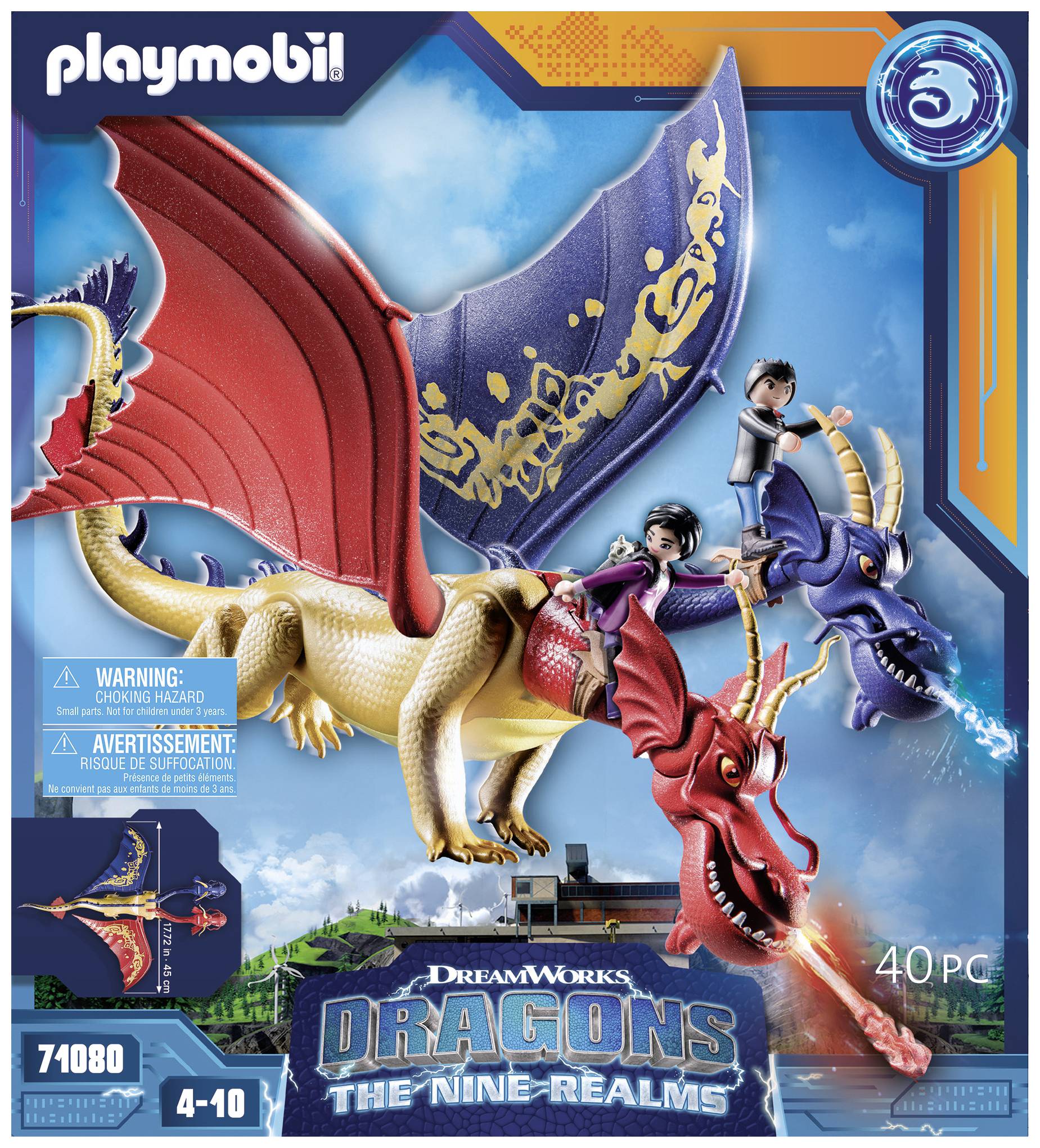 Playmobil® Dragons Dragons: The Nine Realms - Wu & Wei mit Jun 71080
