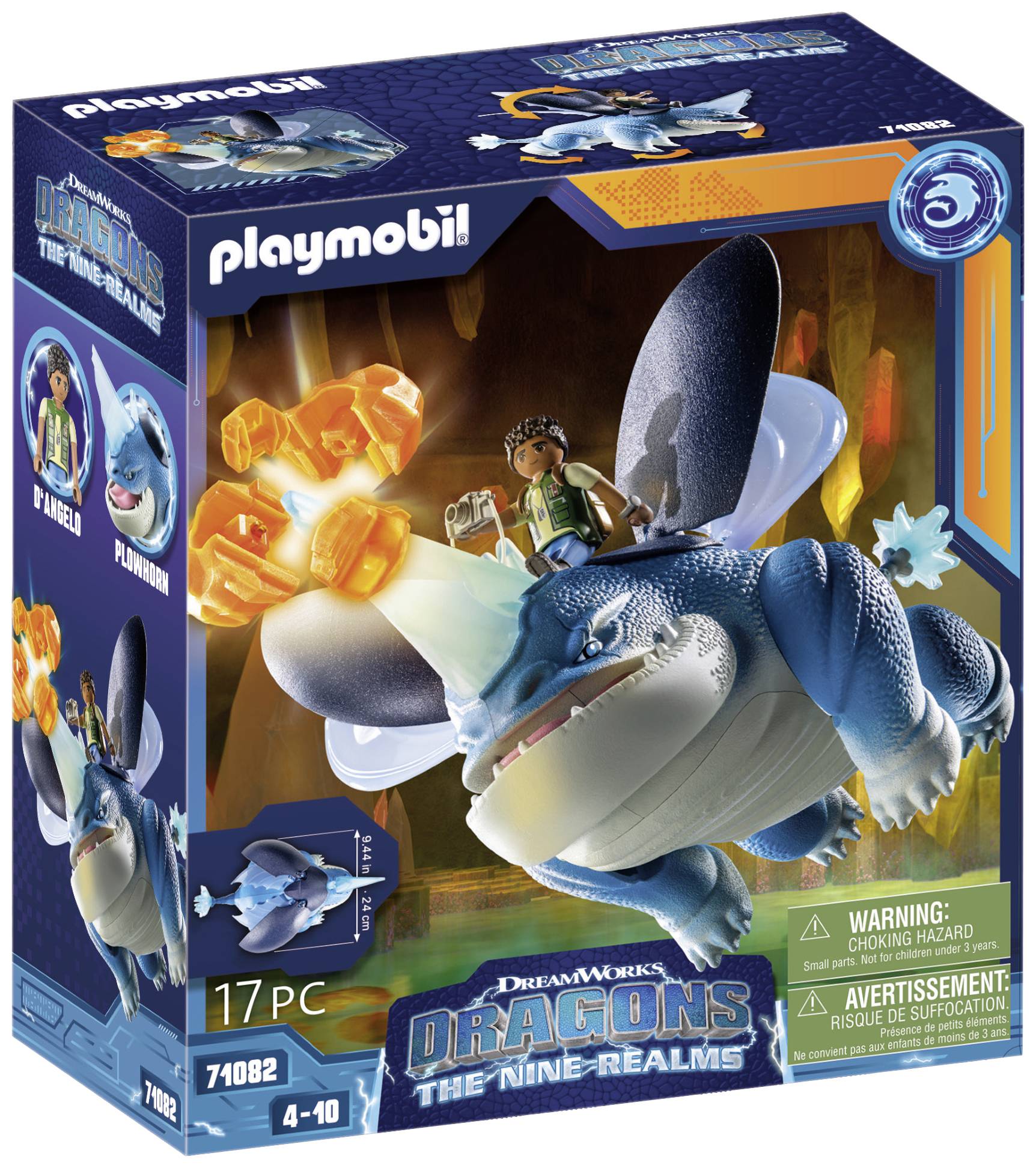 Playmobil® Dragons Dragons: The Nine Realms - Plowhorn & D'Angelo 71082