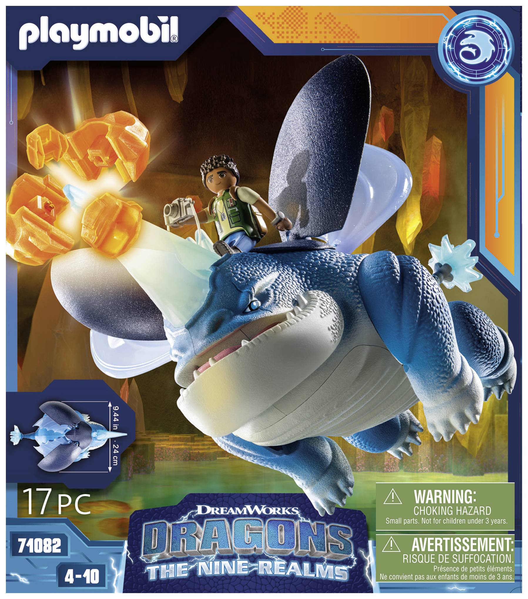 Playmobil® Dragons Dragons: The Nine Realms - Plowhorn & D'Angelo 71082