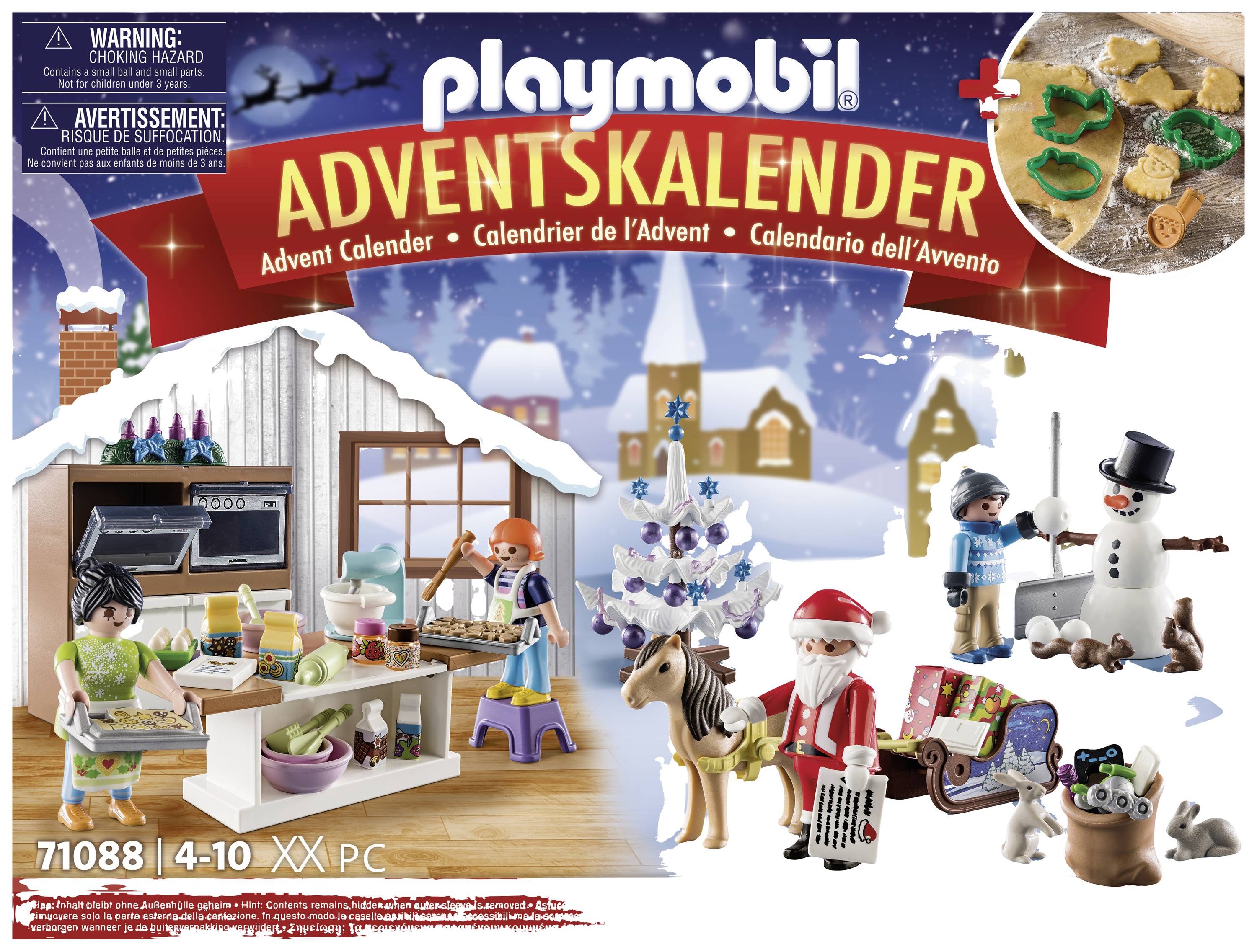 Playmobil® Christmas Adventskalender Weihnachtsbacken 71088