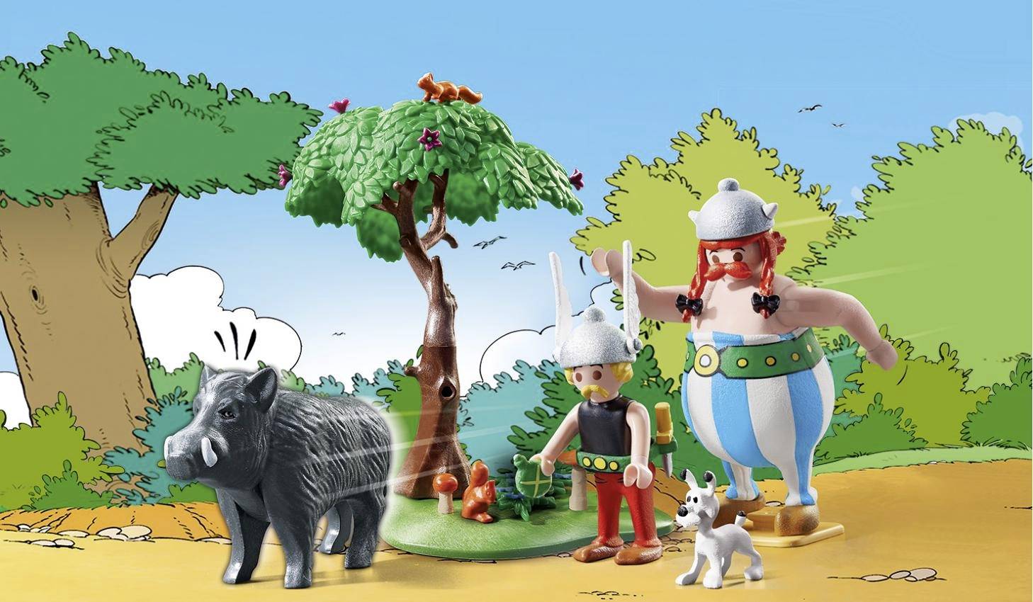 Playmobil® Asterix Wildschweinjagd 71160