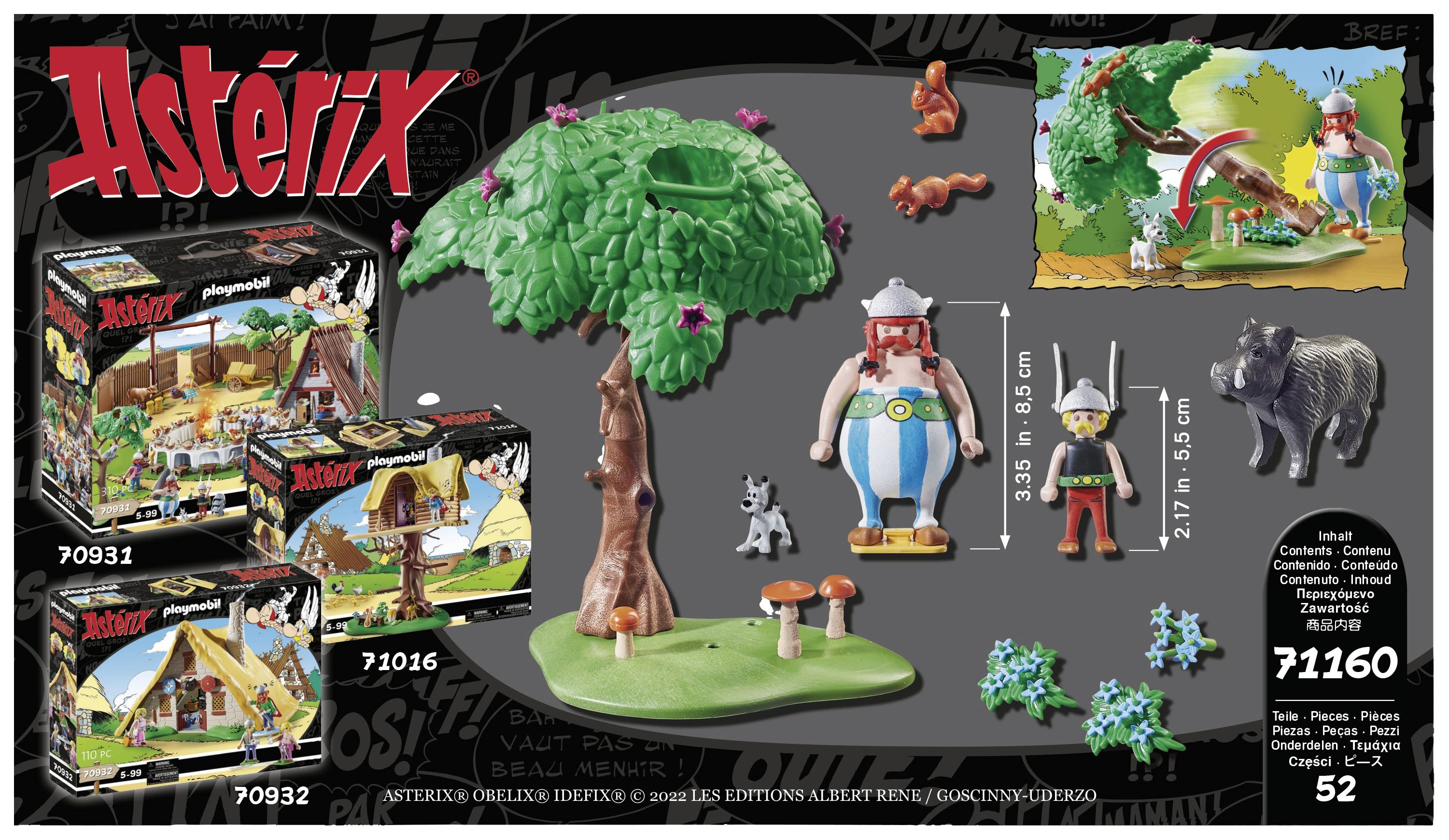 Playmobil® Asterix Wildschweinjagd 71160