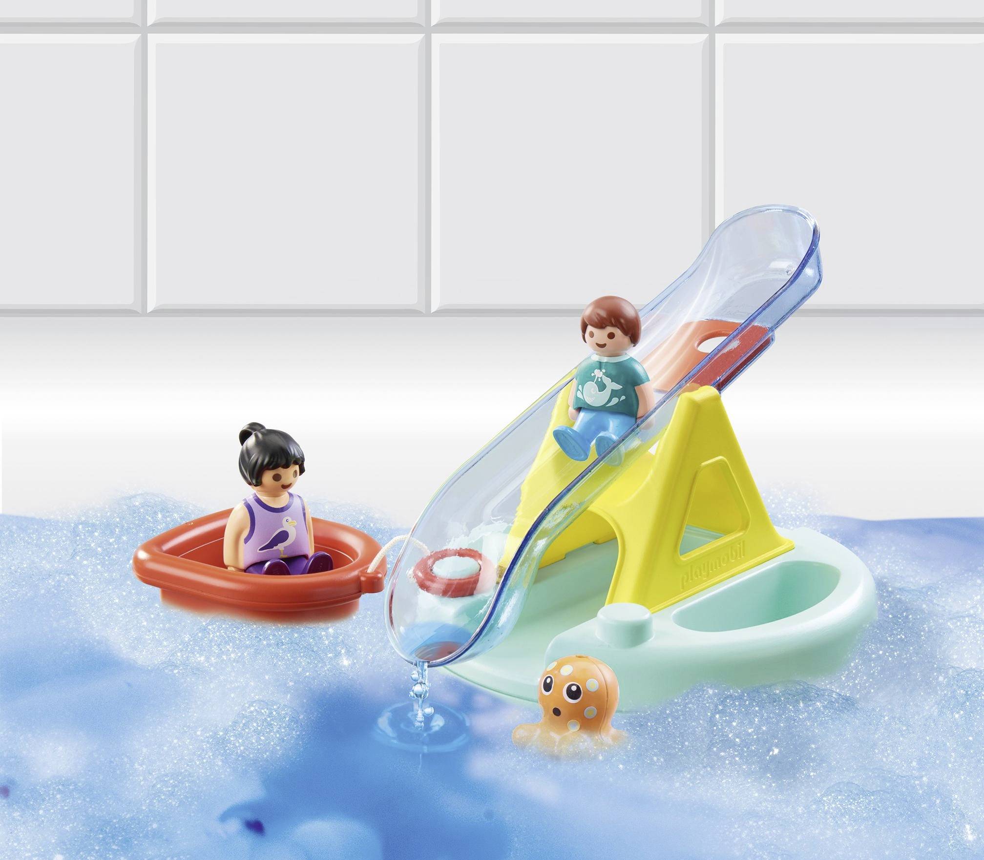 Playmobil® 123 AQUA Badeinsel mit Wasserrutsche 70635