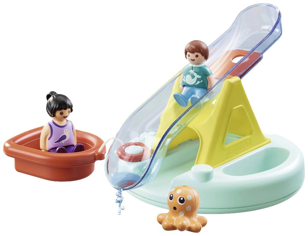 Playmobil® 123 AQUA Badeinsel mit Wasserrutsche 70635