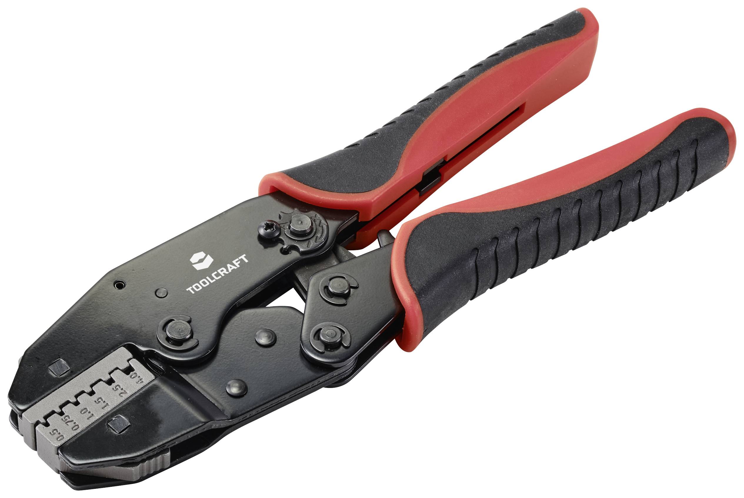 TOOLCRAFT TO-7703463 Crimpzangen-Set 83teilig Aderendhülsen 0.5 bis 35mm² Inkl. Aderendhülsensortiment im Koffer, Inkl