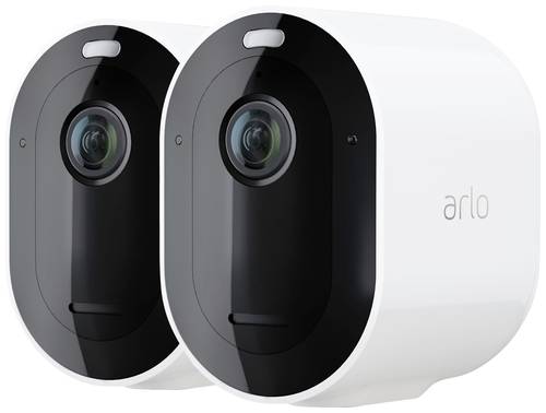ARLO Pro 4 Spotlight VMC4250P 100EUS WLAN IP Überwachungskamera Set mit 2 Kameras 2688 x 1520 Pixel  - Onlineshop Voelkner