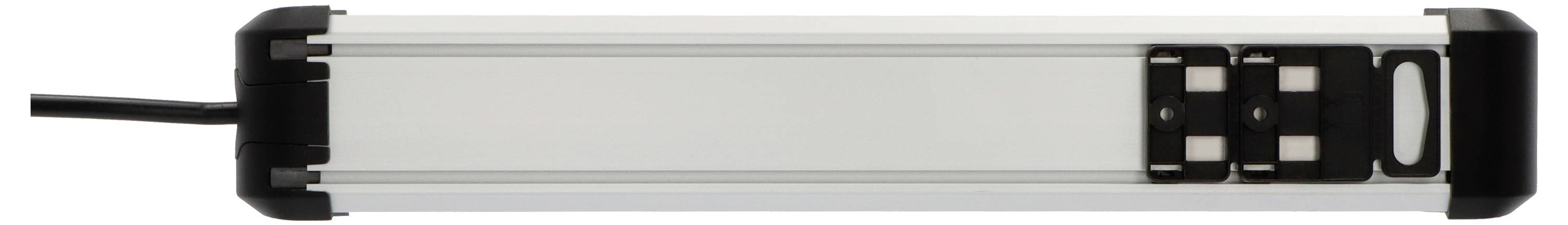 Brennenstuhl 1391010400 Überspannungsschutz-Steckdosenleiste Aluminium (eloxiert), Schwarz Schutzkontakt 1St.