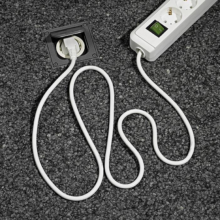 Brennenstuhl 1152320400 Steckdosenleiste Weiß Schutzkontakt 1 St.