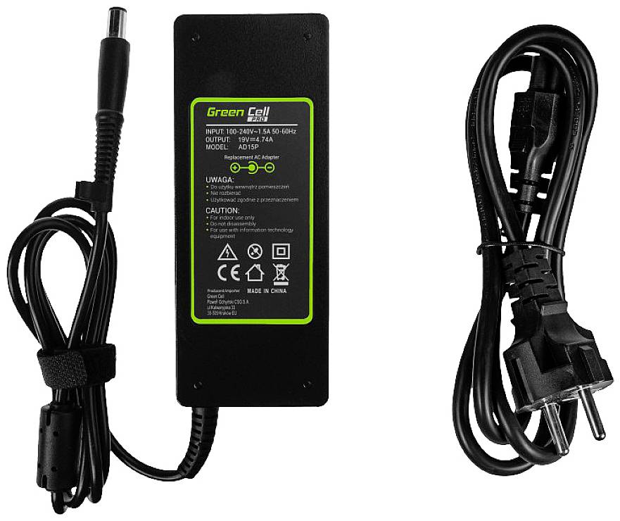 Green Cell AD15P Notebook-Netzteil 90 W 19 V 4.74 A Passend für Marke: HP