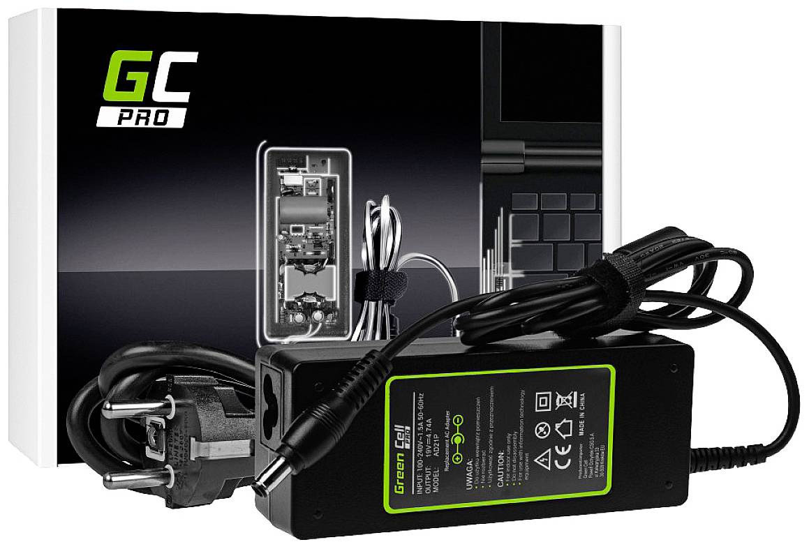 Green Cell AD21P Notebook-Netzteil 90 W 19 V 4.74 A Passend für Marke: Samsung