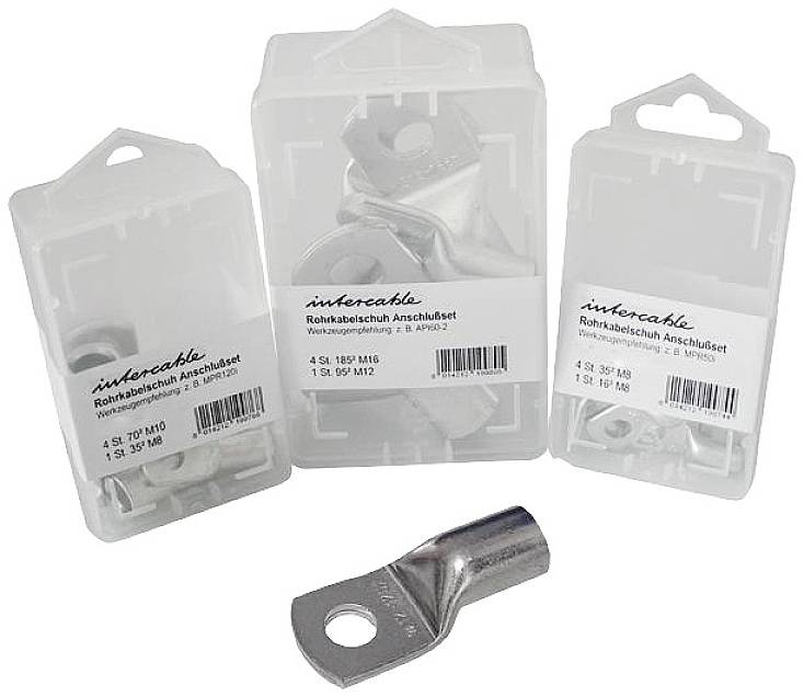 Intercable 182180 ICR106SB10 Rohrkabelschuh 180 ° M6 10.00 mm² 10 St.