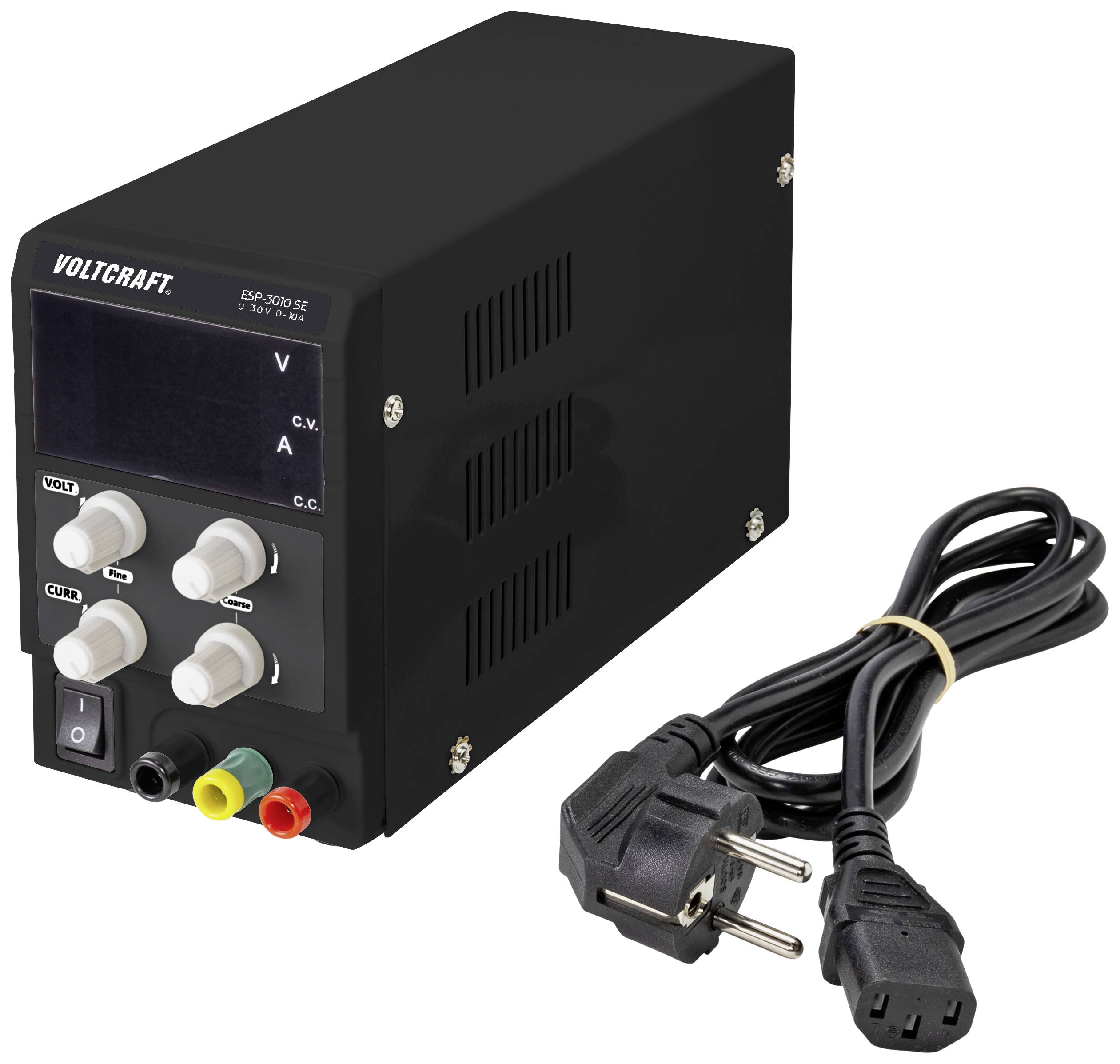 VOLTCRAFT ESP-3010 Labornetzgerät, einstellbar 0 - 30 V/DC 0 - 10A 300W Steckanschluss 4mm schmale Bauform Anzahl Ausgänge 1 x