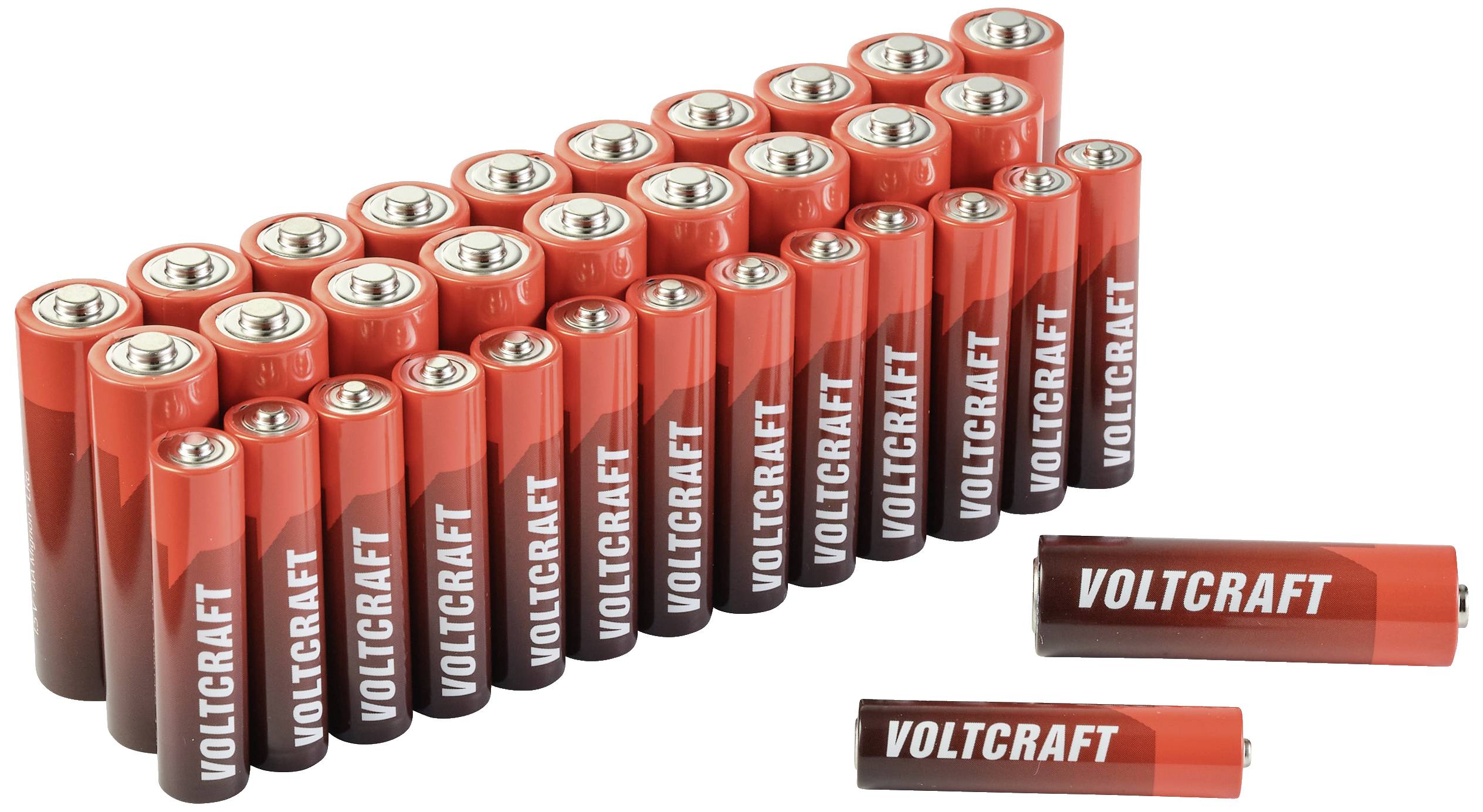 VOLTCRAFT Batterie-Set Mignon, Micro 34 St. inkl. Box
