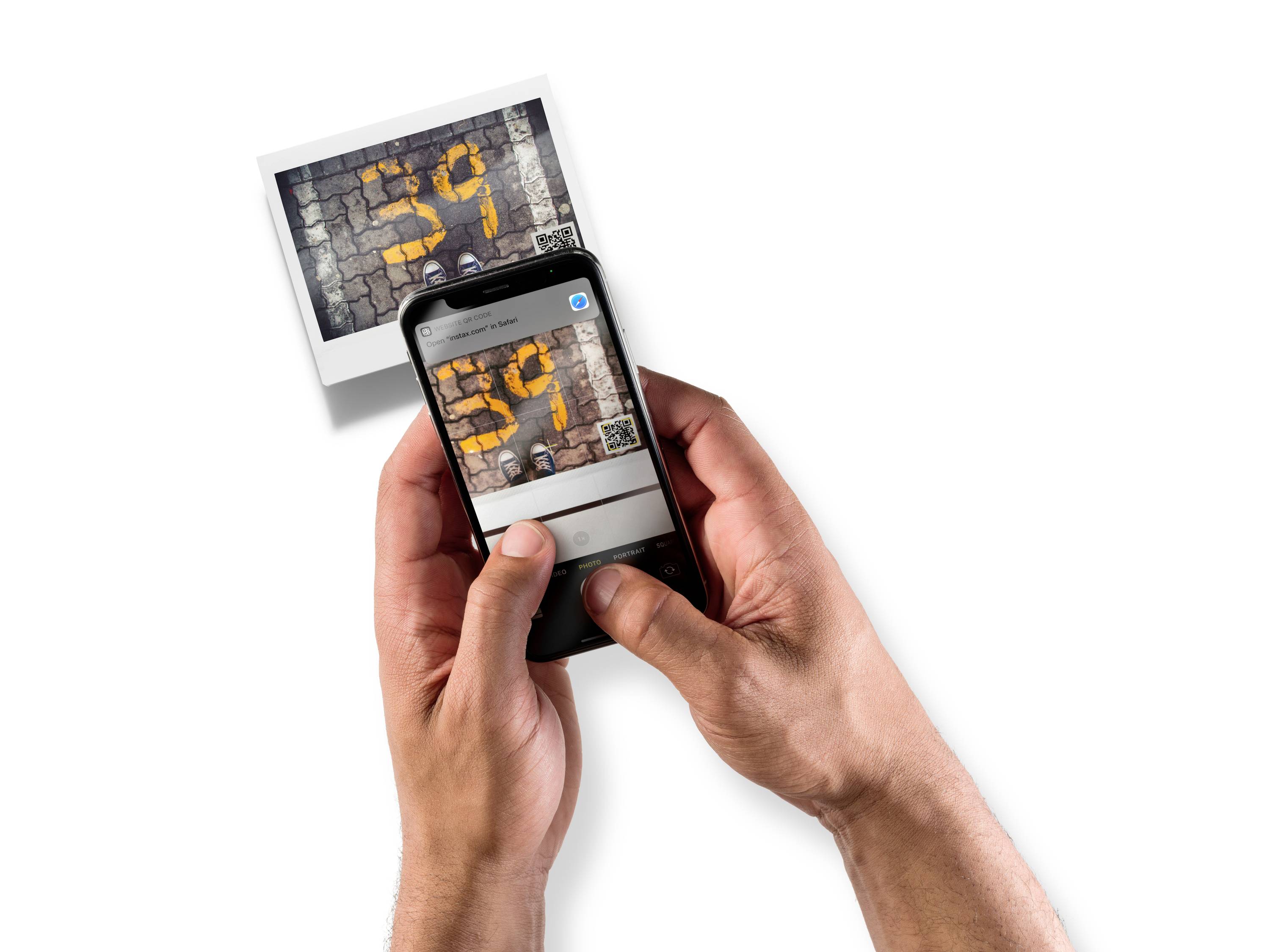 Fujifilm instax LINK WIDE M GRAY EX D Sofortbild-Drucker