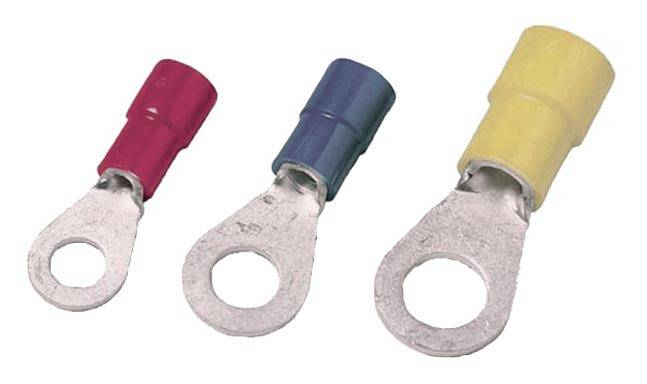 Intercable 180833 Ringkabelschuh Querschnitt (max.)=1.00mm² Teilisoliert Rot