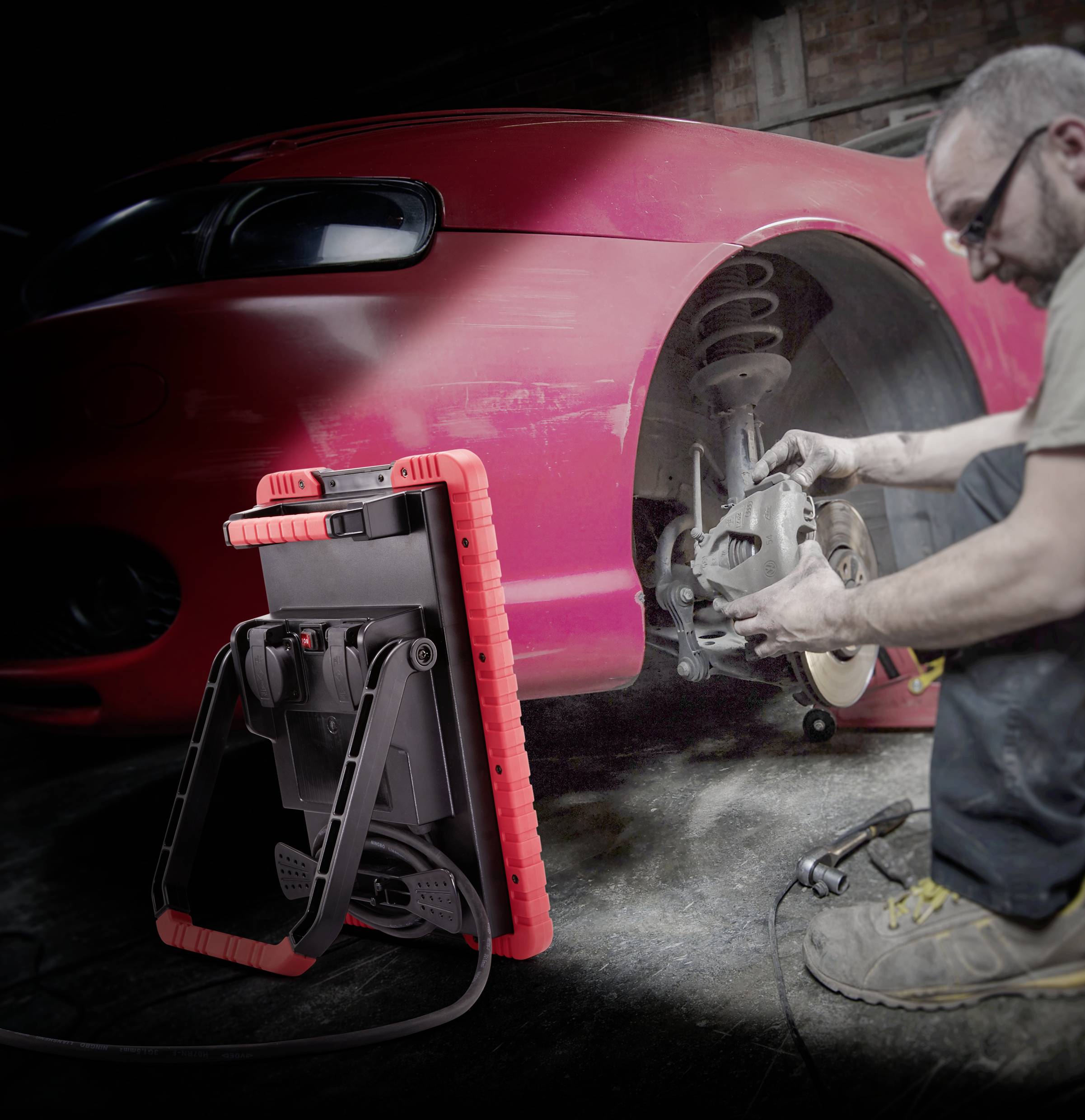 TOOLCRAFT Baustrahler 60W 6000lm Weiß TO-7705437