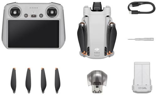 DJI Mini 3 Pro inkl. Smart Controller Quadrocopter RtF Kameraflug Hellgrau