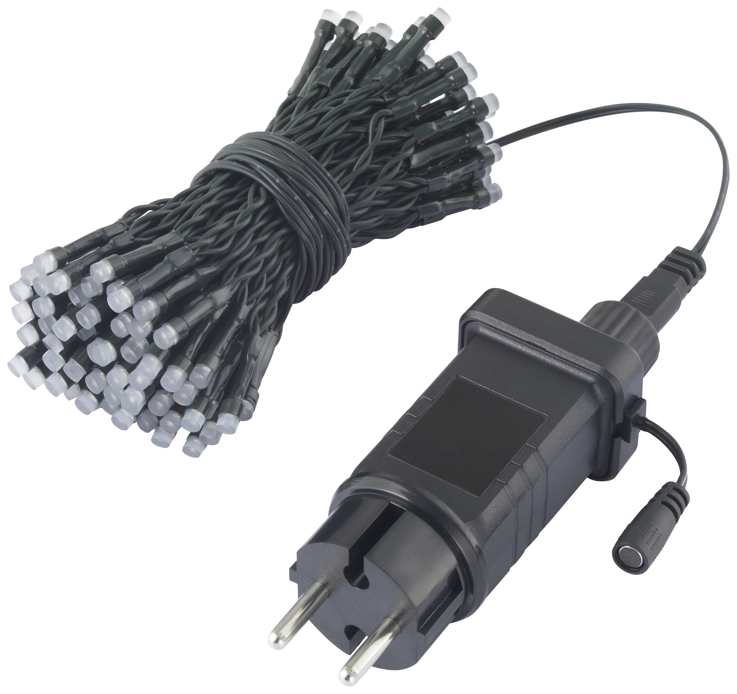 Sygonix SY-5136978 Büschellichterkette mit Appsteuerung Innen/Außen netzbetrieben Anzahl Leuchtmittel 120 LED RGB Beleuchtet