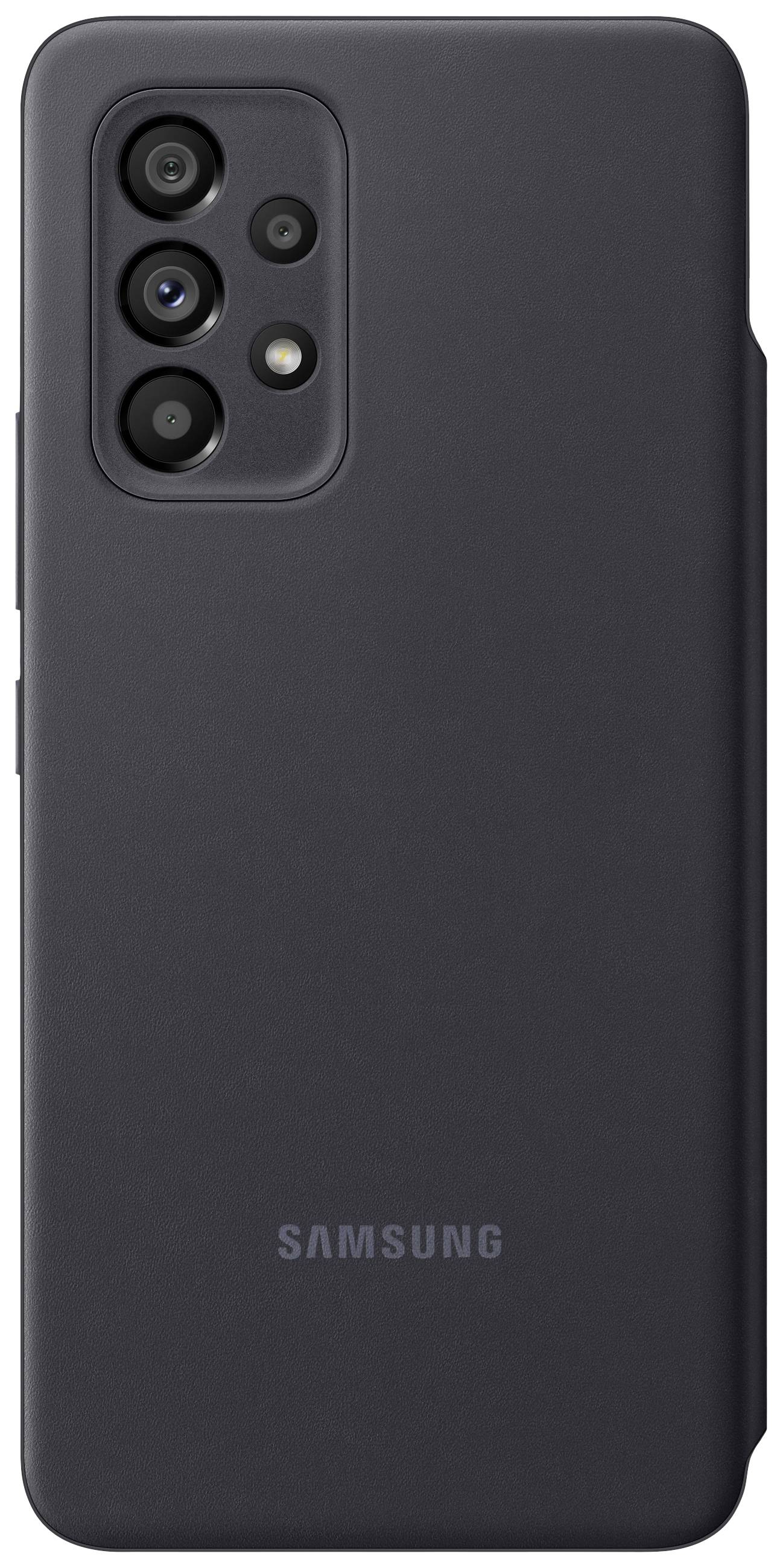 Samsung Smart S View Wallet Case Samsung Galaxy A53 5G Schwarz Stoßfest EF-EA536PBEGEW