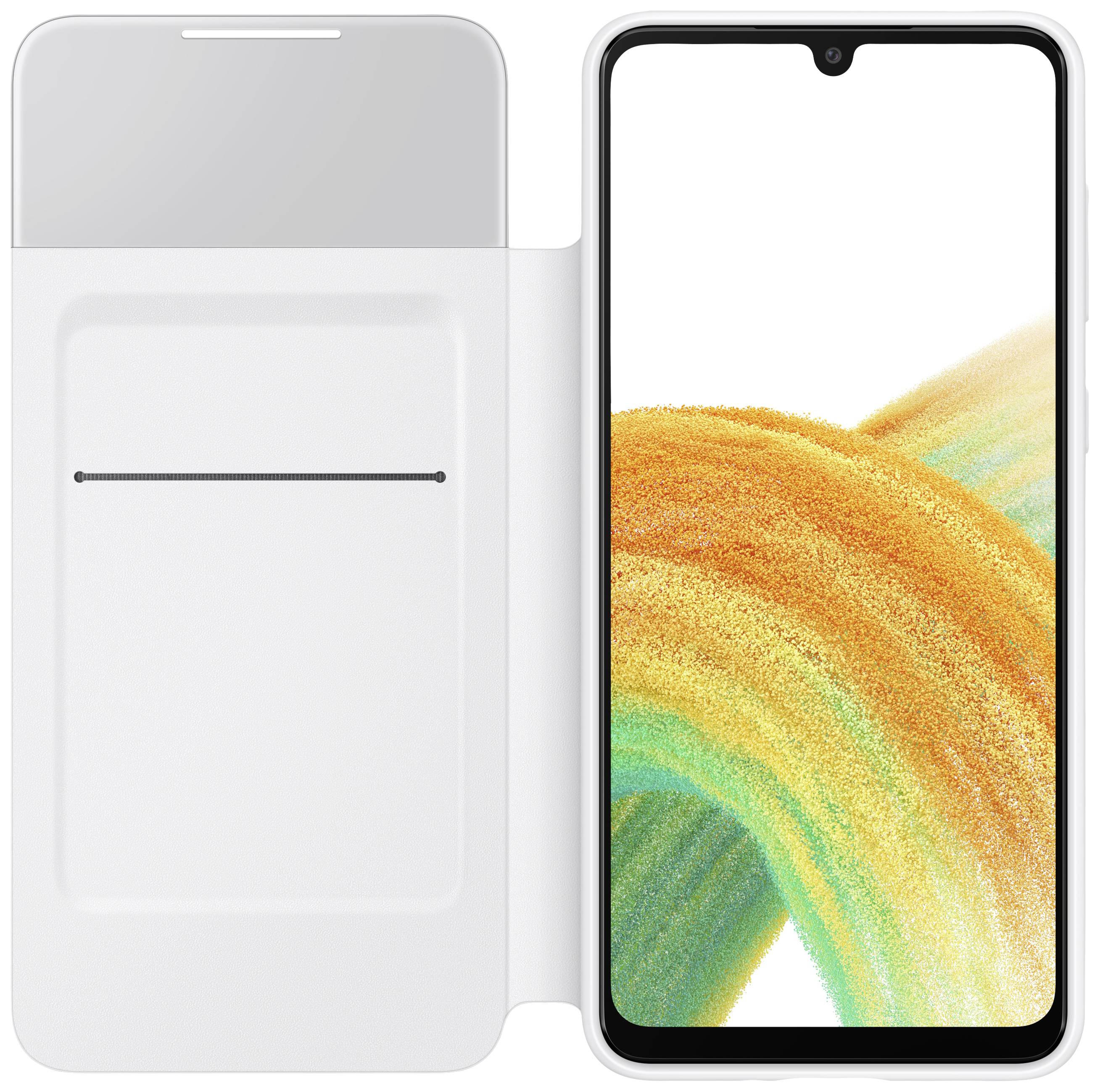 Samsung Smart S View Wallet Case Samsung Galaxy A33 5G Weiß Stoßfest EF-EA336PWEGEW