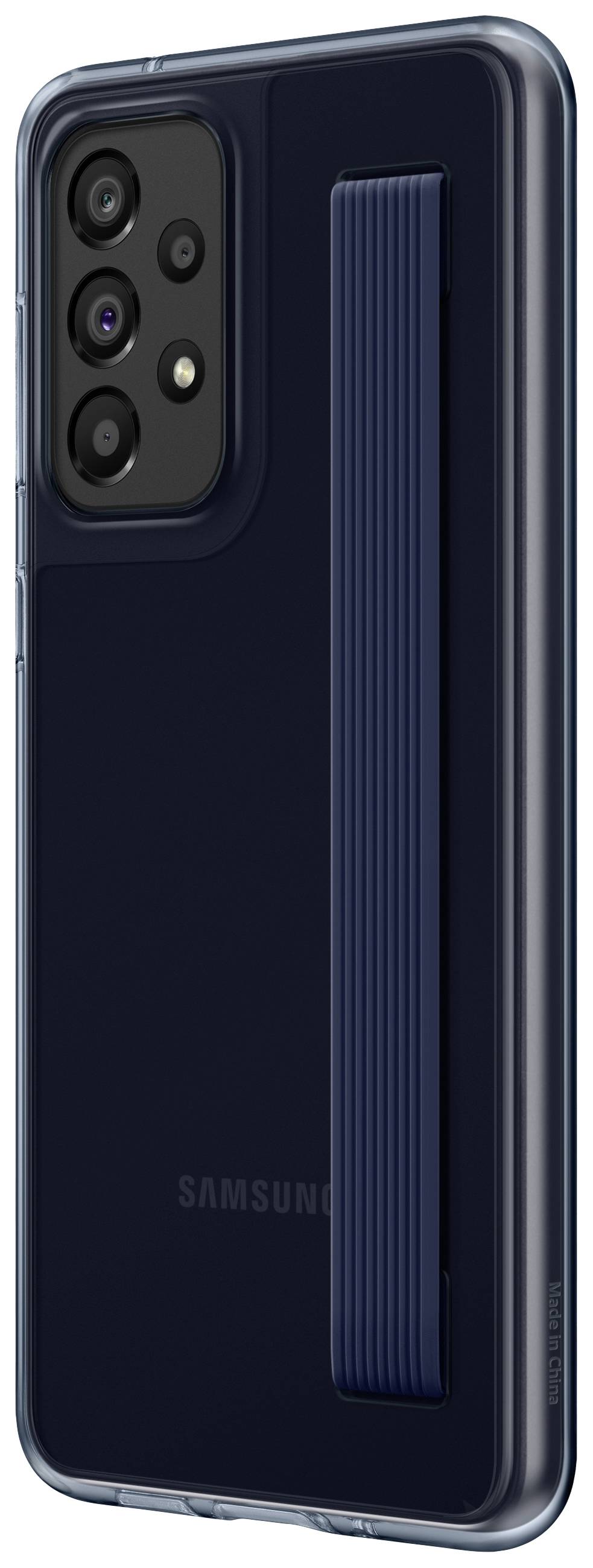 Samsung Slim Strap Cover Backcover Samsung Galaxy A33 5G Schwarz Stoßfest EF-XA336CBEGWW