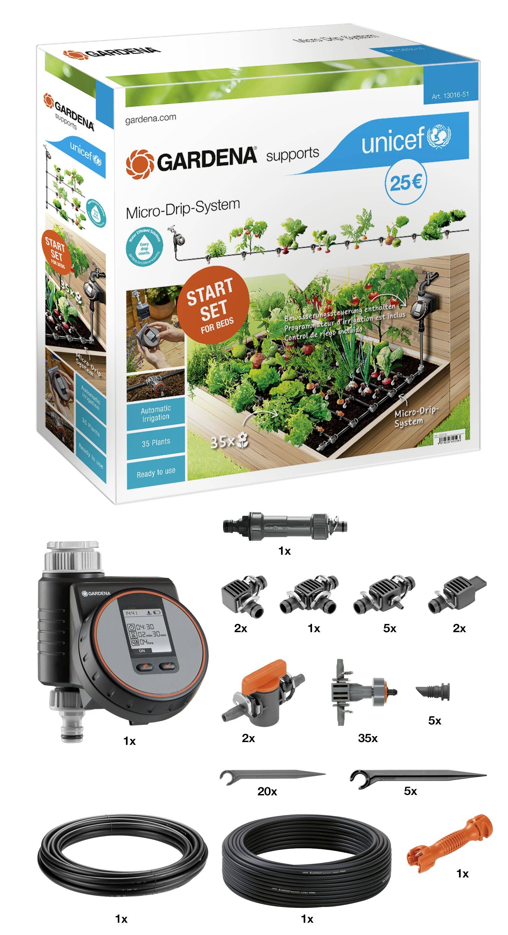 GARDENA Micro-Drip System Tropfbewässerung-Set 13016-51