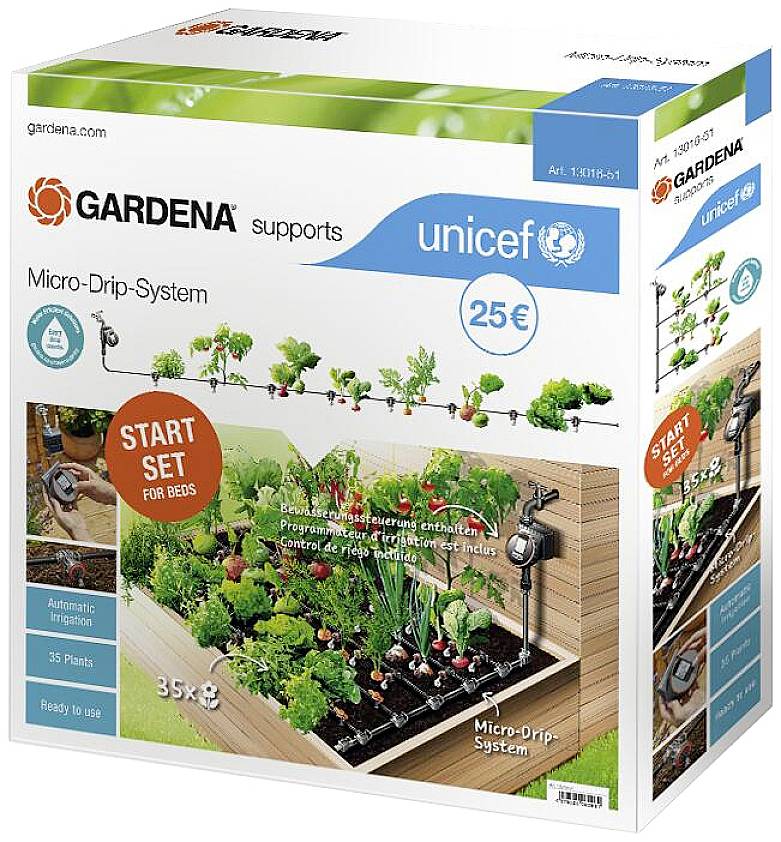 GARDENA Micro-Drip System Tropfbewässerung-Set 13016-51