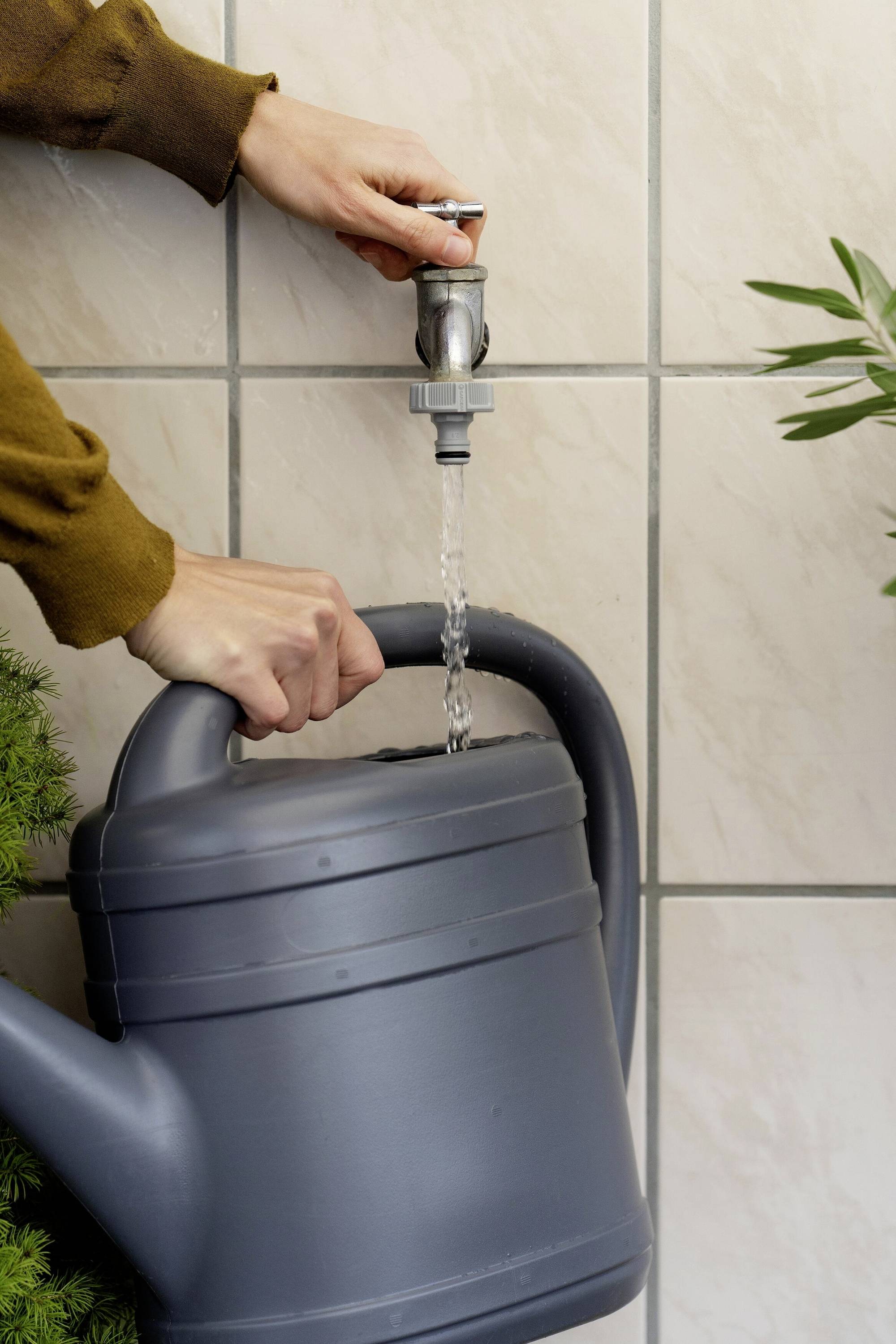 GARDENA 18220-50 Kunststoff Hahnverbinder 13 mm (1/2") Ø