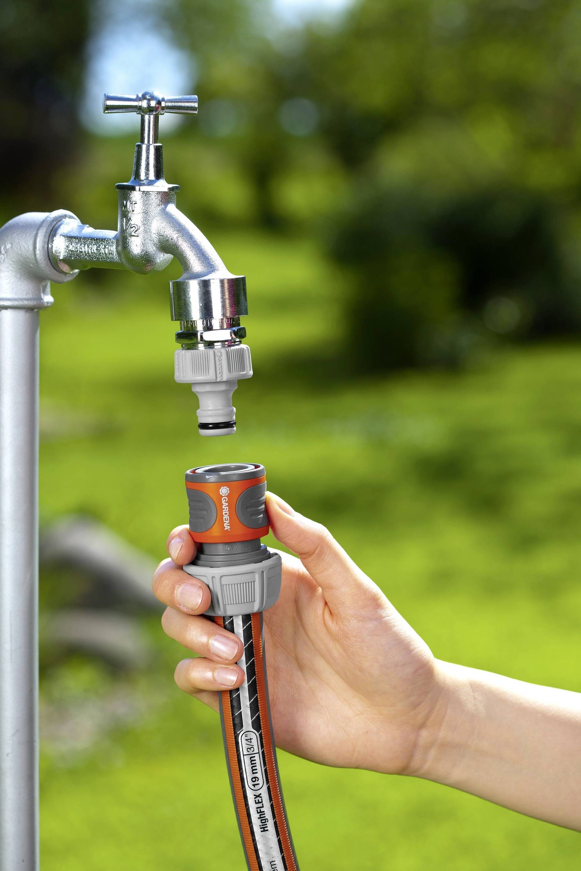 GARDENA 18275-20 Kunststoff Schlauch-Verbinder 19 mm (3/4") Ø