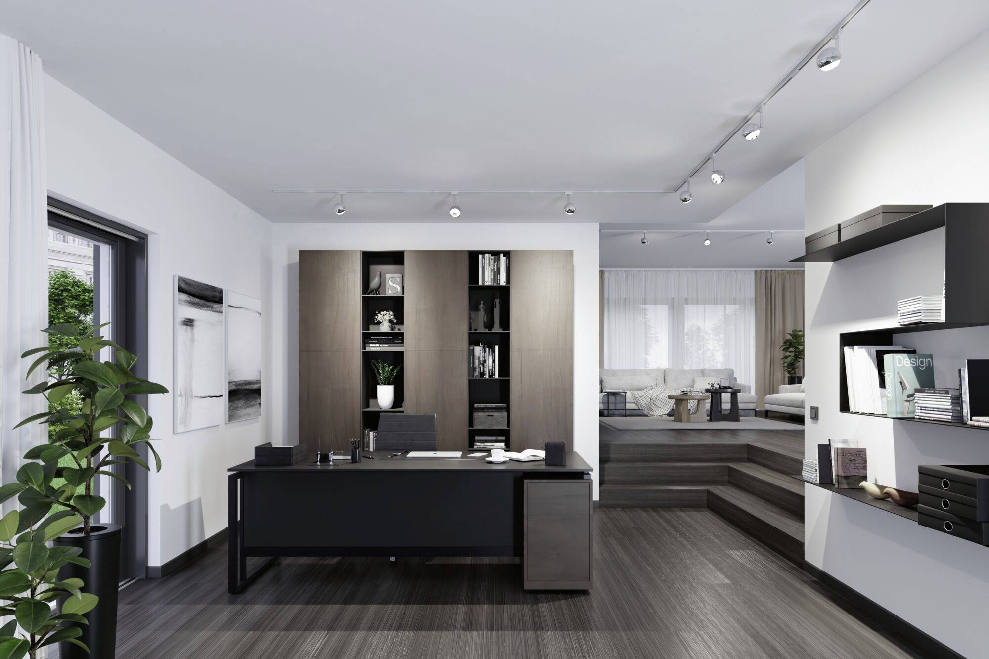 Paulmann Spot Capsule Hochvolt-Schienensystem-Leuchte URail 6W LED Chrom (matt), Chrom