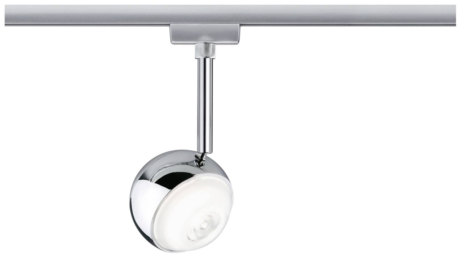 Paulmann Spot Capsule Hochvolt-Schienensystem-Leuchte URail 6W LED Chrom (matt), Chrom