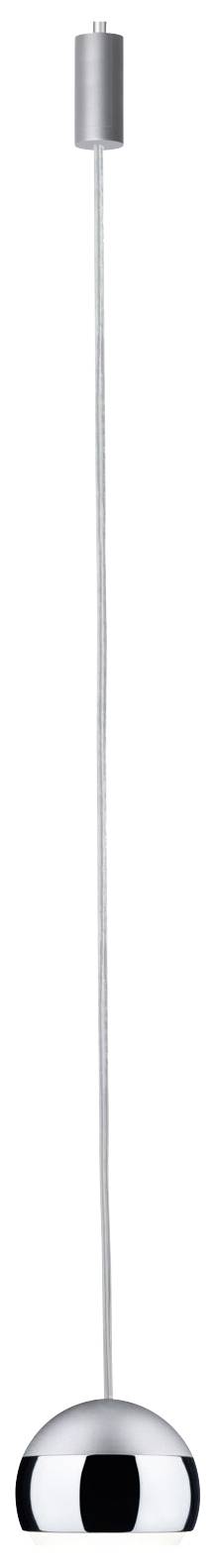 Paulmann Pendel Capsule Hochvolt-Schienensystem-Leuchte URail 6W LED Chrom (matt), Chrom