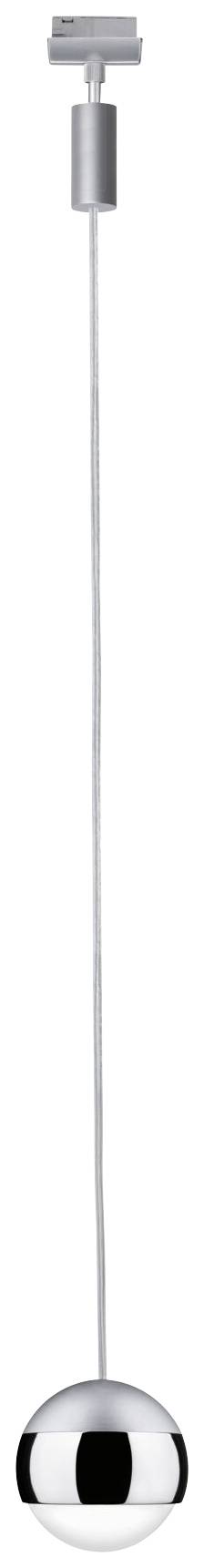 Paulmann Pendel Capsule Hochvolt-Schienensystem-Leuchte URail 6W LED Chrom (matt), Chrom