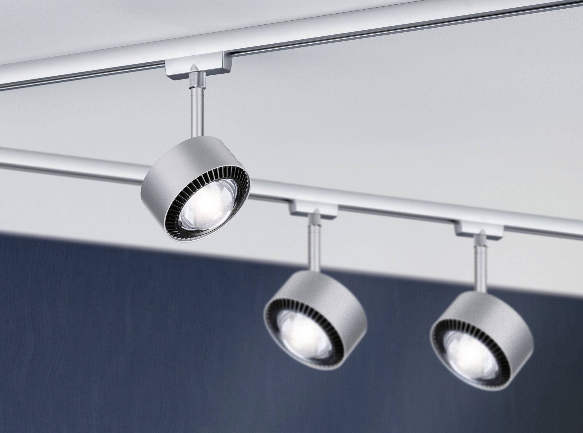 Paulmann Spot Aldan Hochvolt-Schienensystem-Leuchte URail 8W LED Chrom (matt)