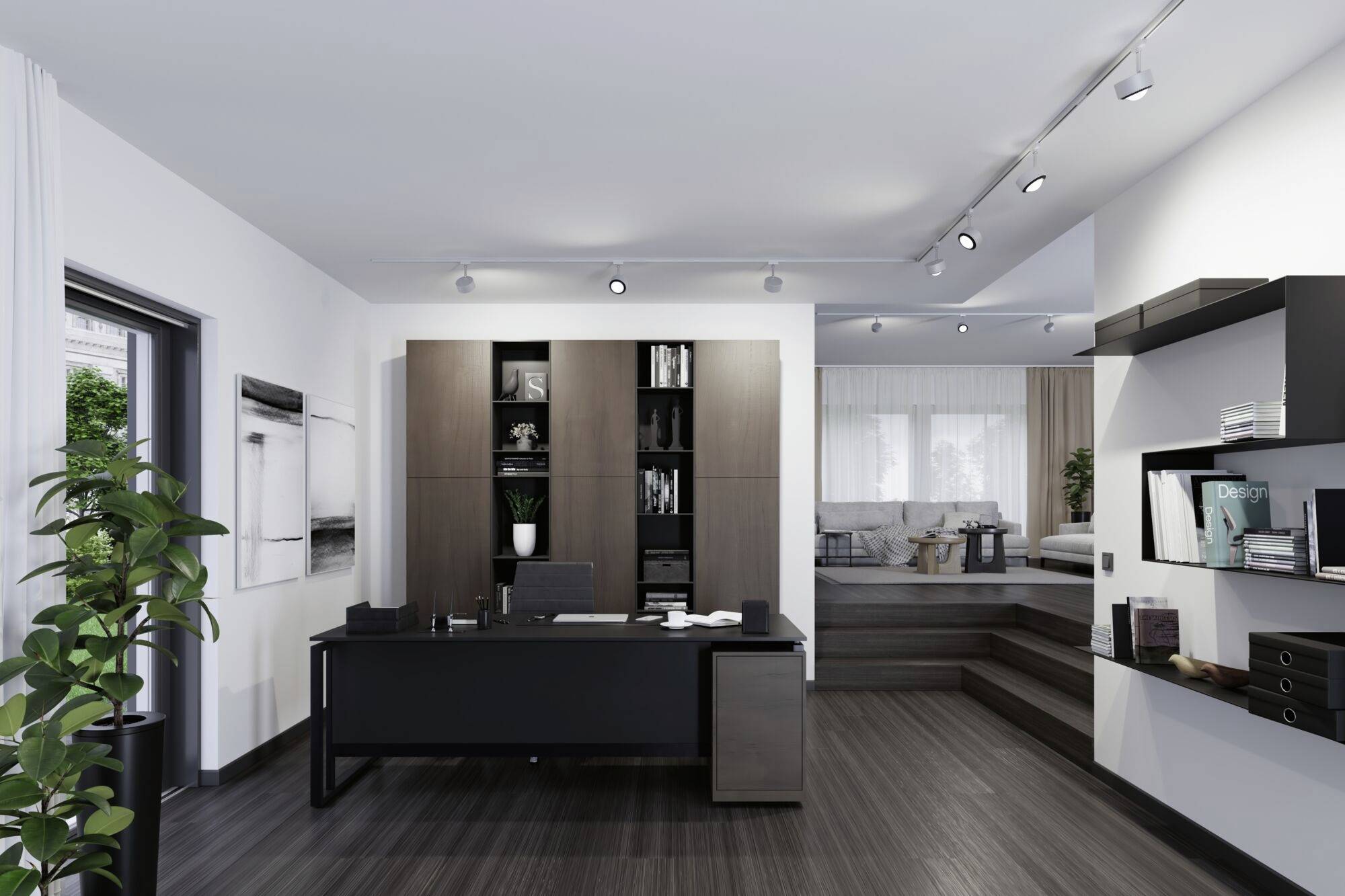 Paulmann Spot Aldan Hochvolt-Schienensystem-Leuchte URail 8W LED Chrom (matt)