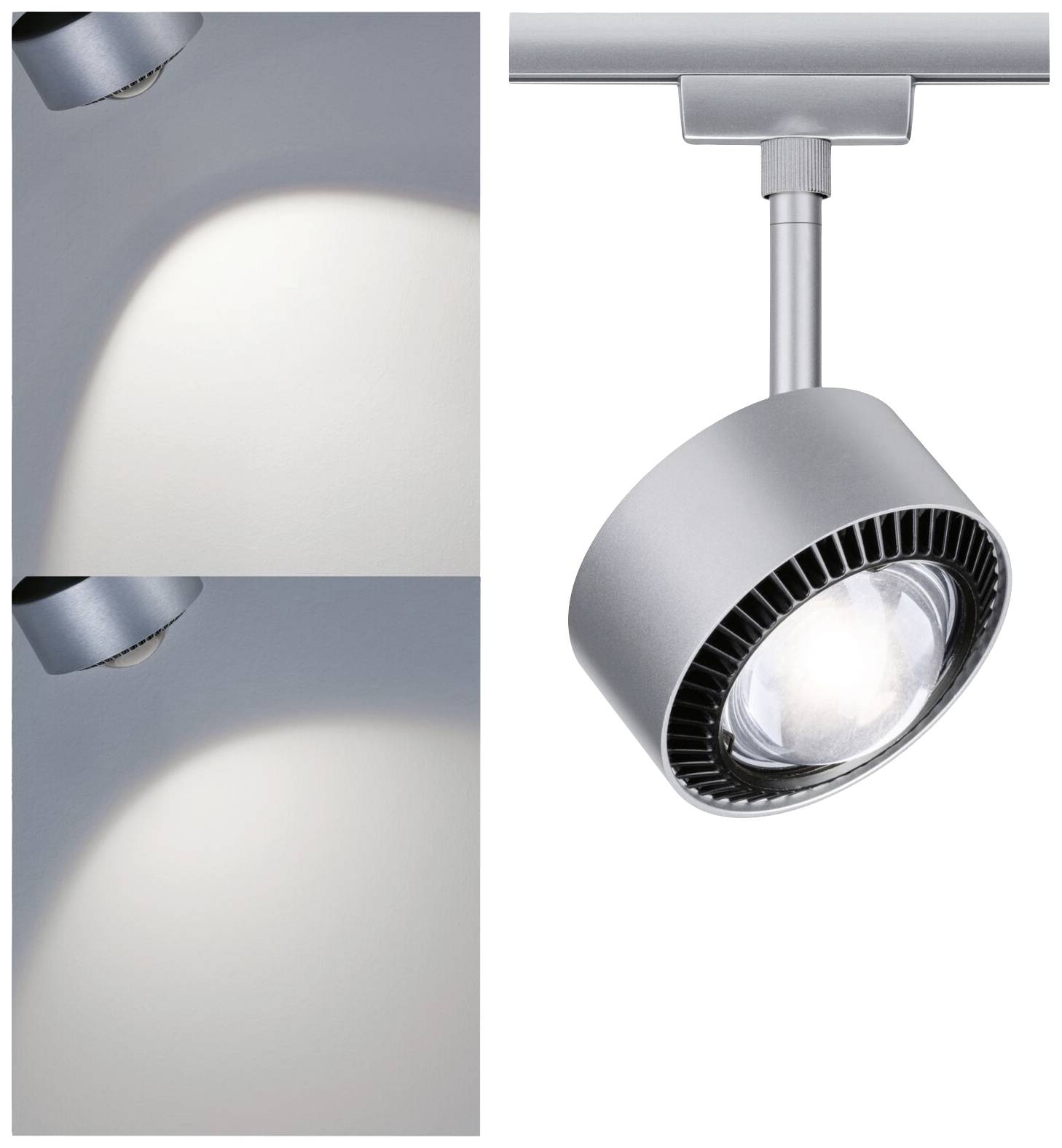 Paulmann Spot Aldan Hochvolt-Schienensystem-Leuchte URail 8 W LED Chrom (matt)