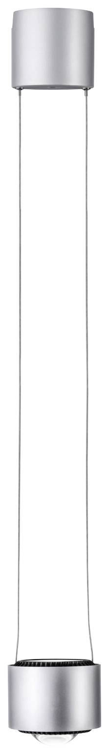 Paulmann Pendel Aldan Hochvolt-Schienensystem-Leuchte URail LED Chrom (matt), Schwarz