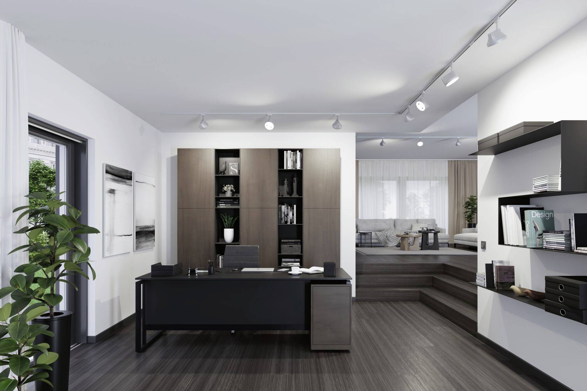 Paulmann Spot Arena Hochvolt-Schienensystem-Leuchte URail LED Chrom (matt), Chrom